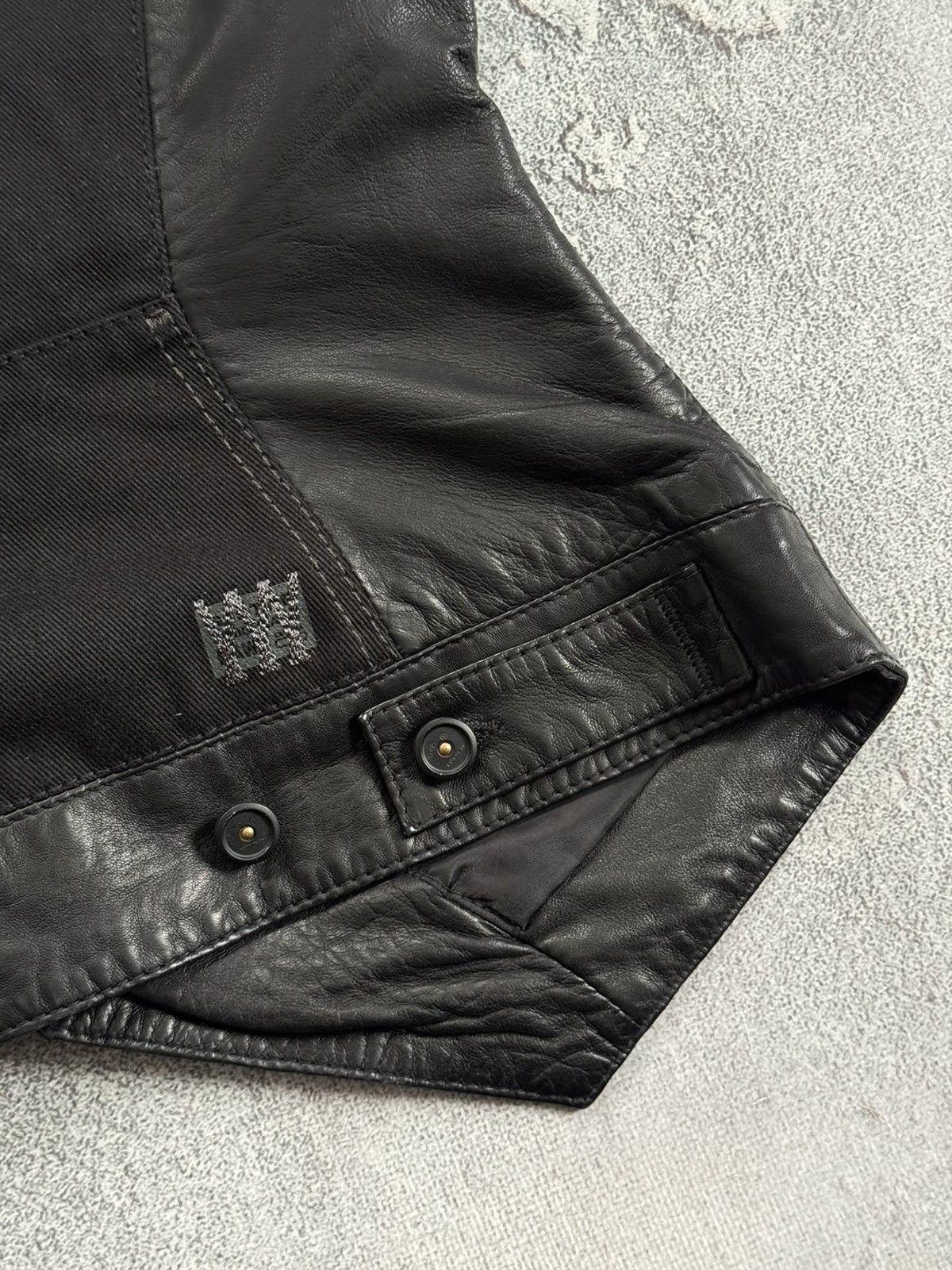 G-Star G star raw M/size Aviator Pilot Gilet leather vest gothic Size M / US 6-8 / IT 42-44 - 16 Thumbnail