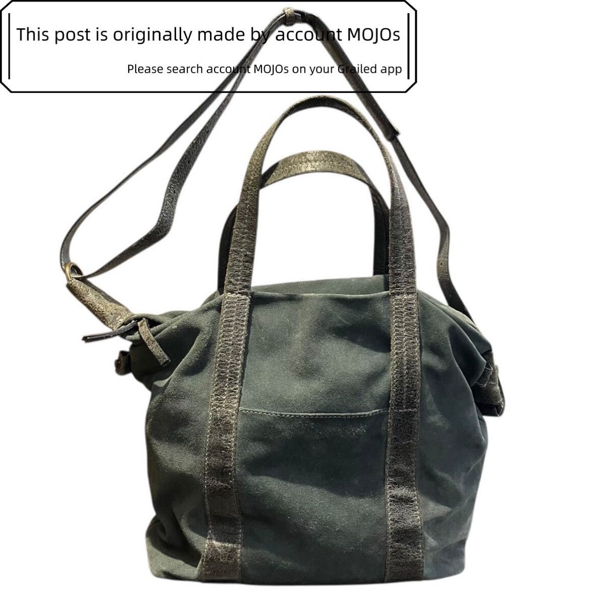 Maison Margiela Maison Margiela Military Dark Gray Canvas Cross Body Body Size ONE SIZE - 2 Thumbnail