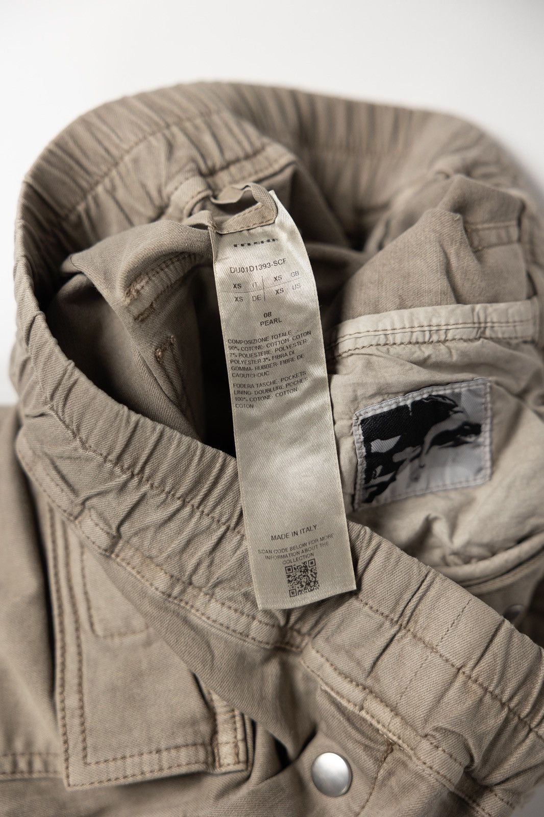 Rick Owens × Rick Owens Drkshdw Rick Owens DRKSHDW Canvas Pusher Pants Size US 29 - 11 Thumbnail