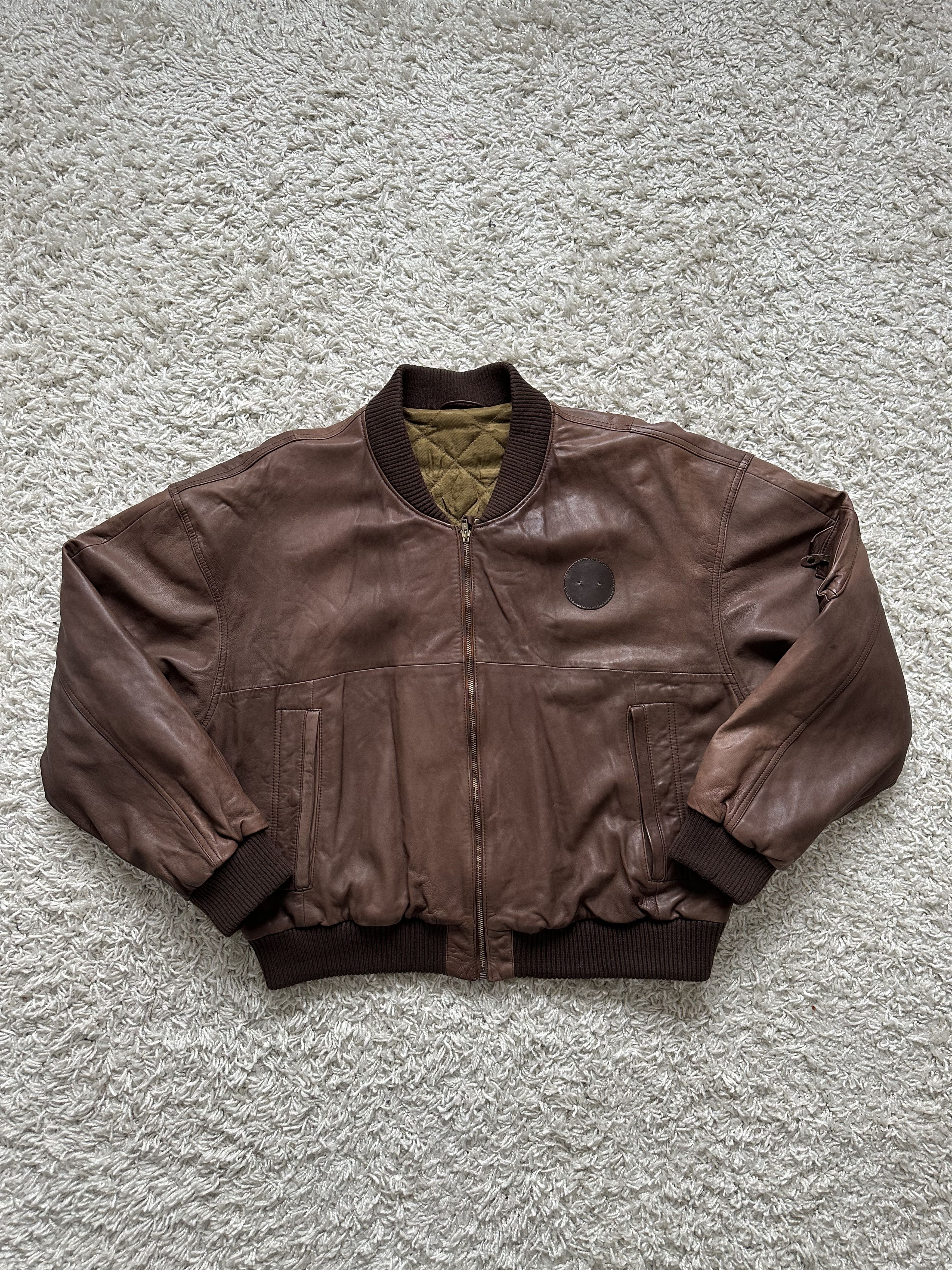 Genuine Leather Genuine leather aviator jacket Size US XL / EU 56 / 4 - 4 Thumbnail