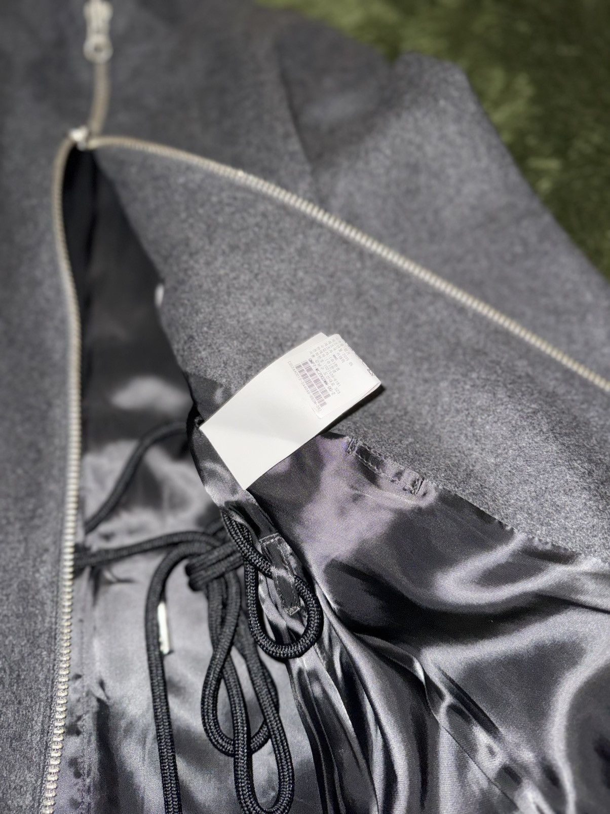 MM6 [38] MM6 Maison Margiela Two-Way Zip Wool Coat Grey Size XS / US 0-2 / IT 36-38 - 8 Thumbnail