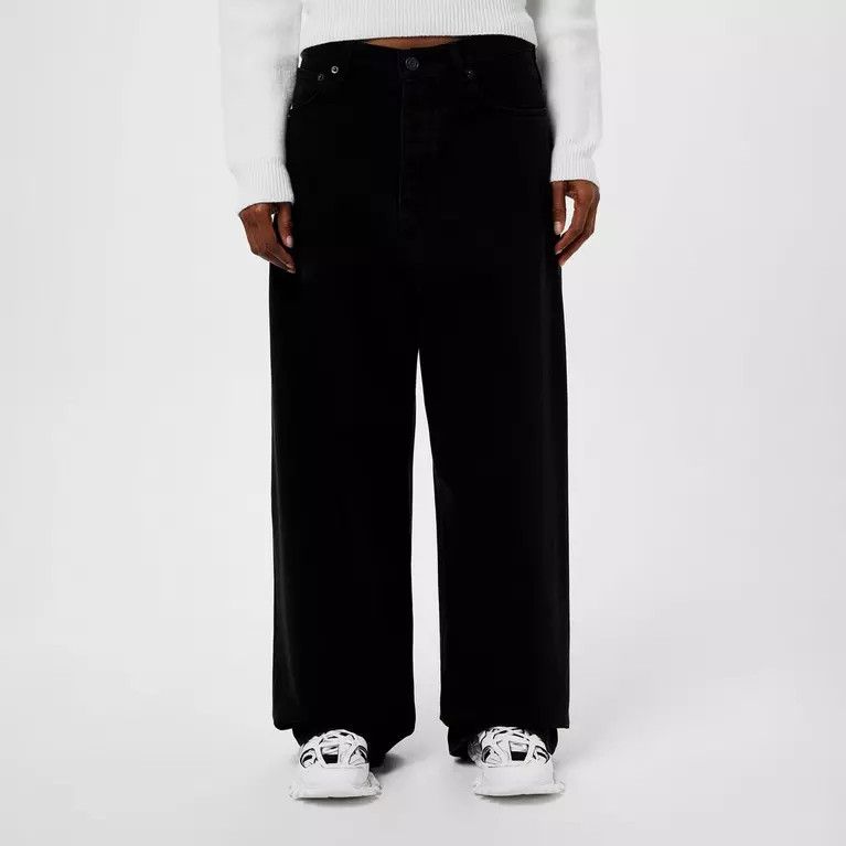 Balenciaga o1y0625 Denim Pant in Black Size 25" / US 0 / IT 36 - 3 Thumbnail