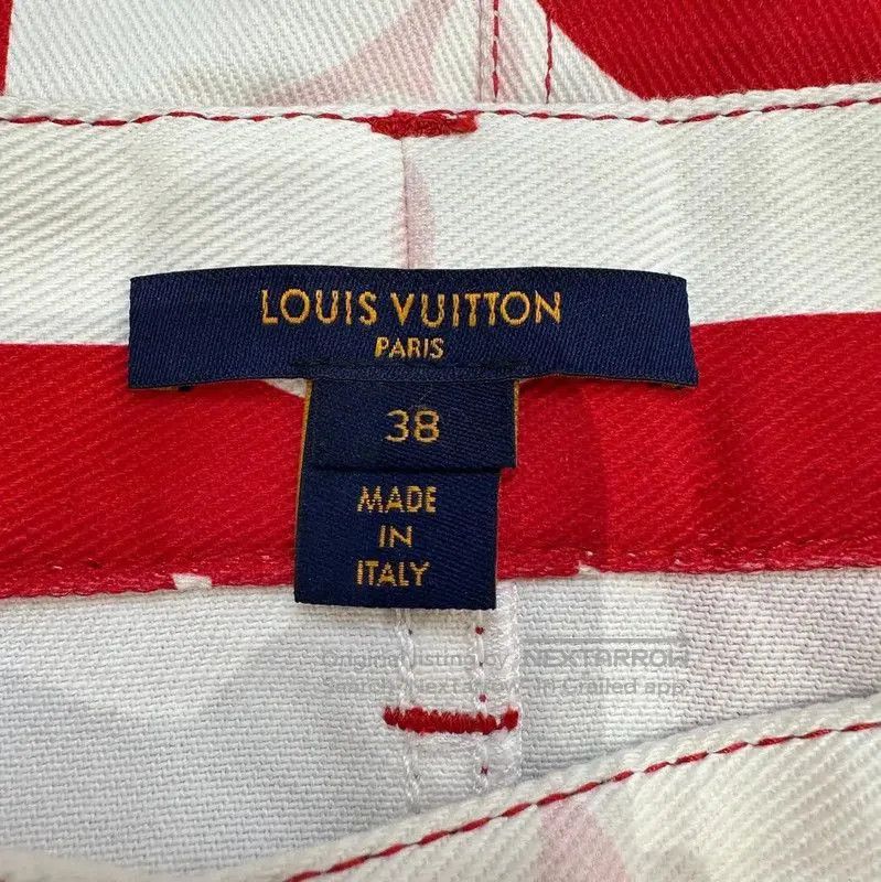 Other Louis Vuitton Red Monogram Cotton Skirt . Size 23" - 7 Thumbnail