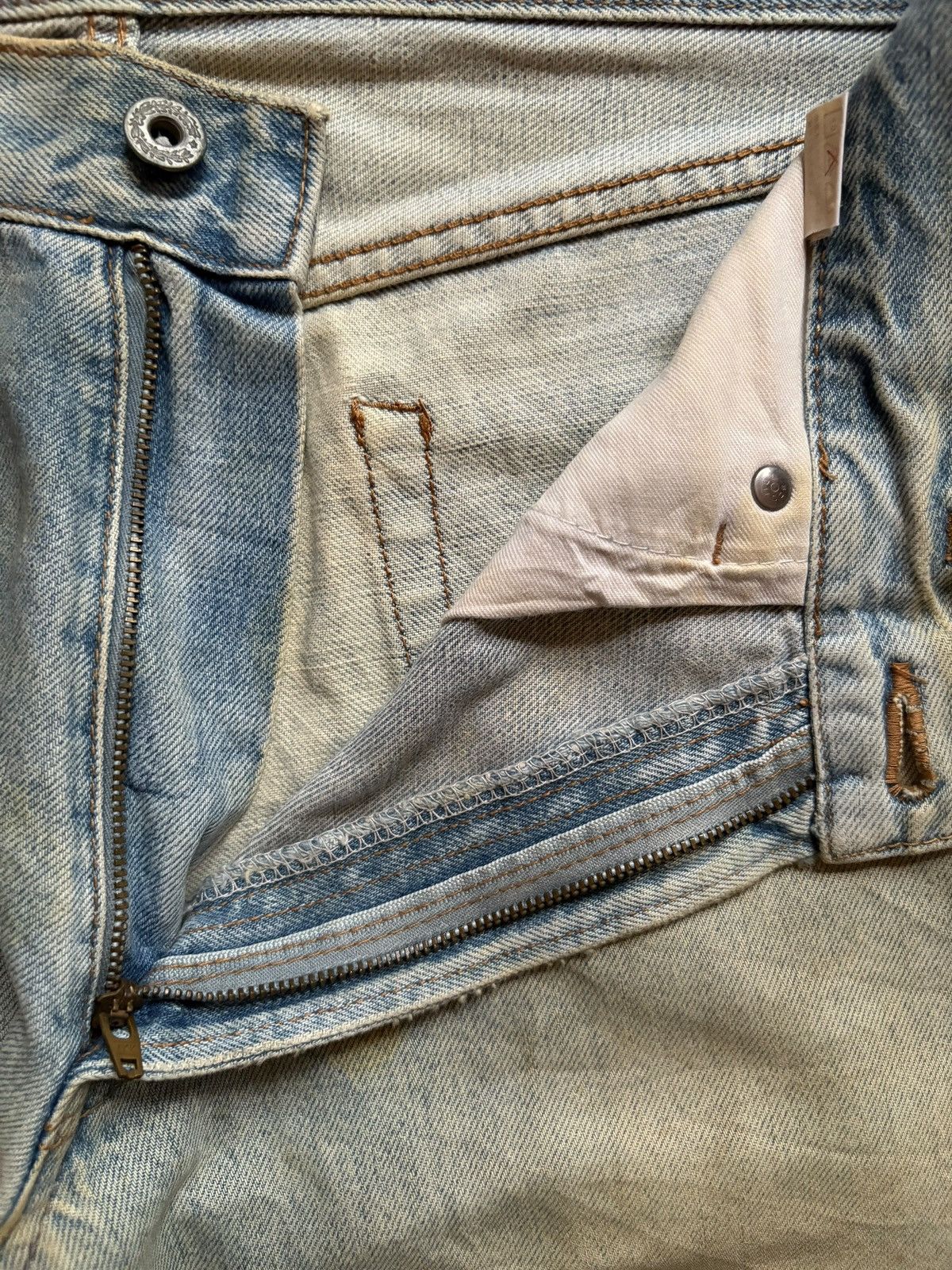 Japanese Brand Vintage Japanese Brand Rusty Mud Wash Distressed Baggy Jeans Size US 31 - 9 Thumbnail