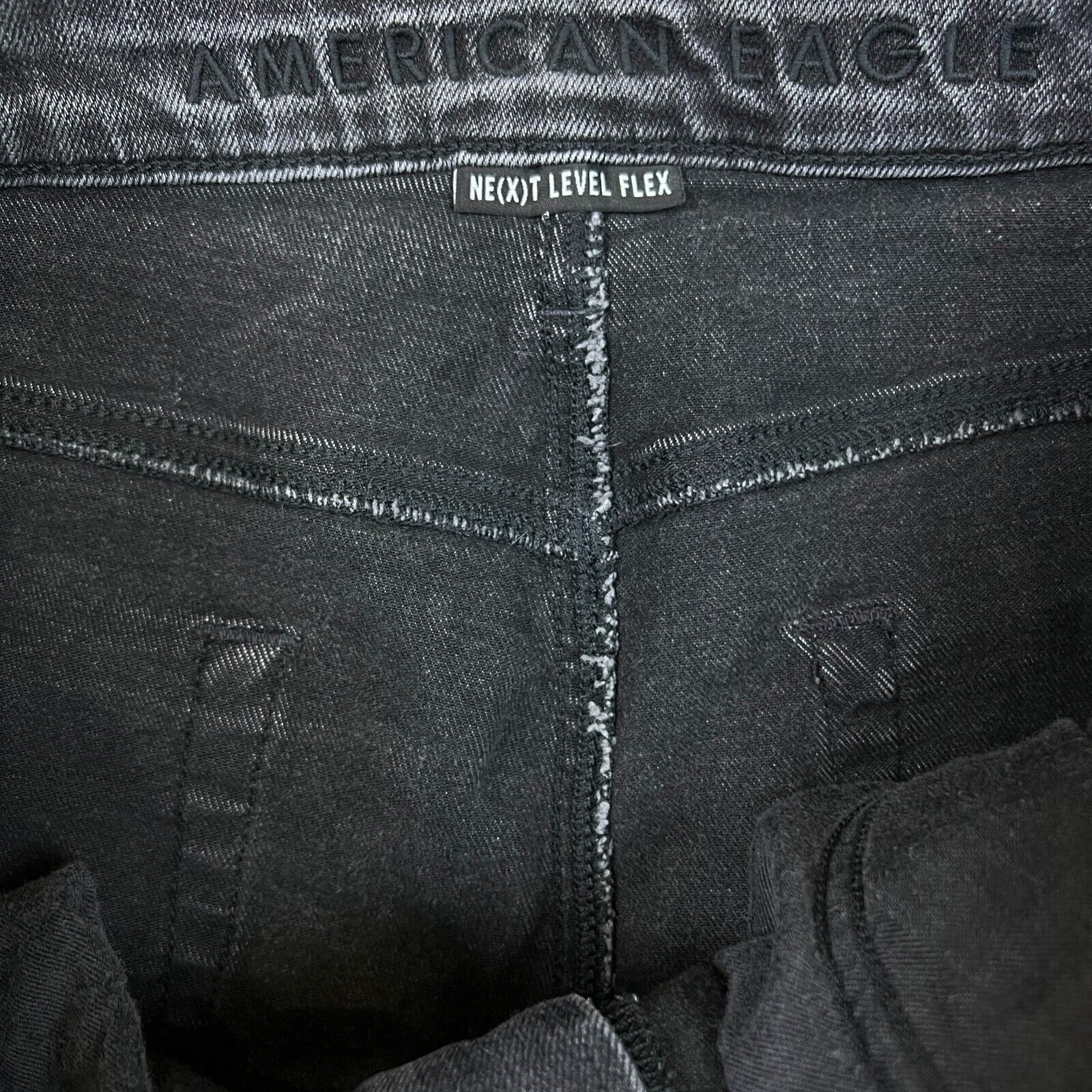 American Eagle Outfitters × Vintage American Eagle Jean 34x29 Next Level Flex Slim Distress Pant Size US 34 / EU 50 - 9 Thumbnail