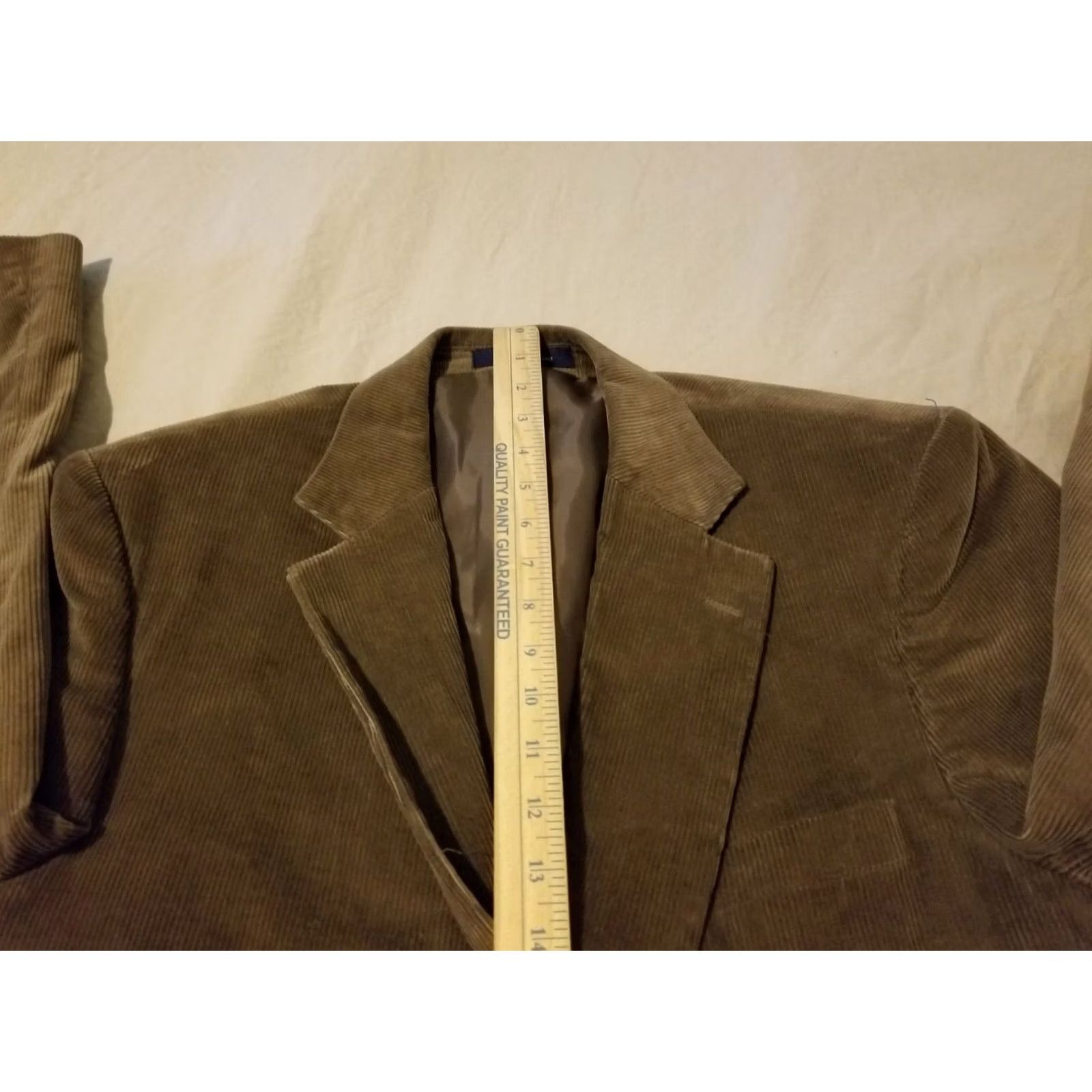 Vintage Alan Flusser Mens Corduroy Sports Jacket Blazer 42R Brown Cotton Size 42R - 5 Thumbnail