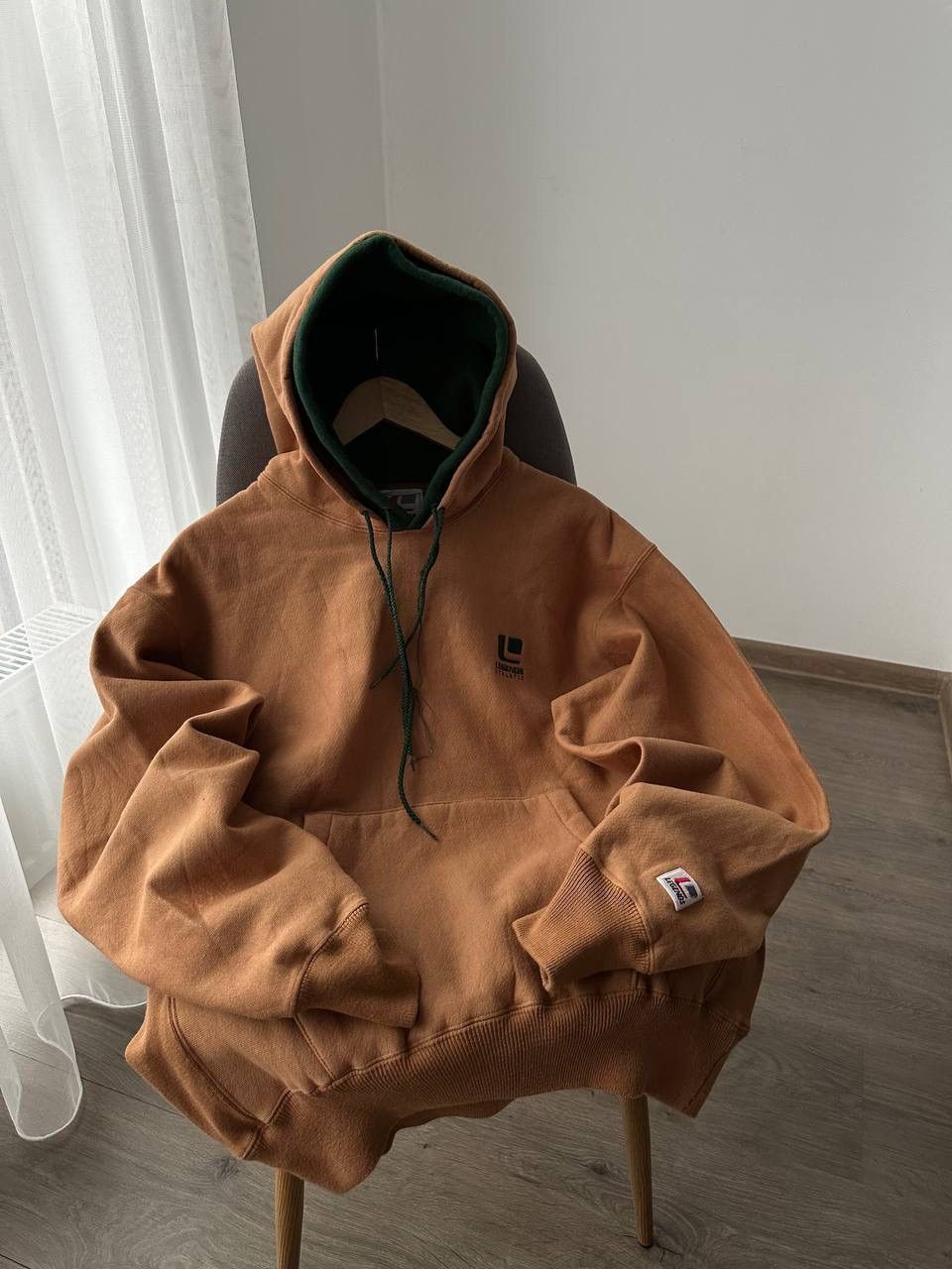 Japanese Brand × Vintage Vintage Legends Athletic Brown Japanese Skated Hoodie Size US M / EU 48-50 / 2 - 16 Thumbnail