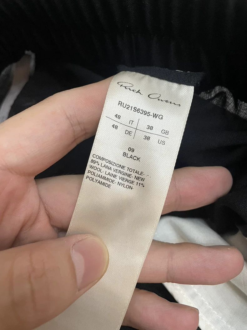 Rick Owens Rick Owens Micro-stop trouser Size US 38 / EU 54 - 6 Thumbnail