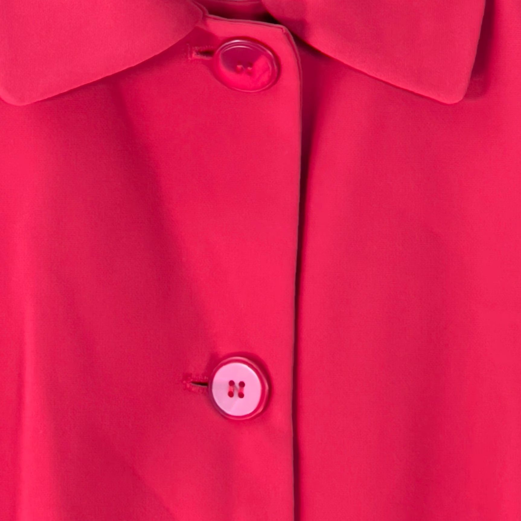 Vintage Gallery Trench Coat Womens Lipstick Red Water Repellent Lined Long Coat Small Size S / US 4 / IT 40 - 4 Thumbnail