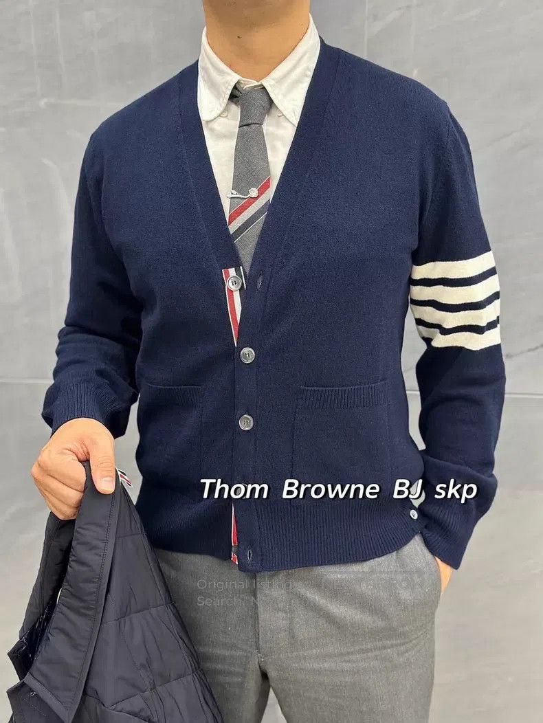 Thom Browne Thom Browne Cashmere Cardigan Size US S / EU 44-46 / 1 - 7 Thumbnail