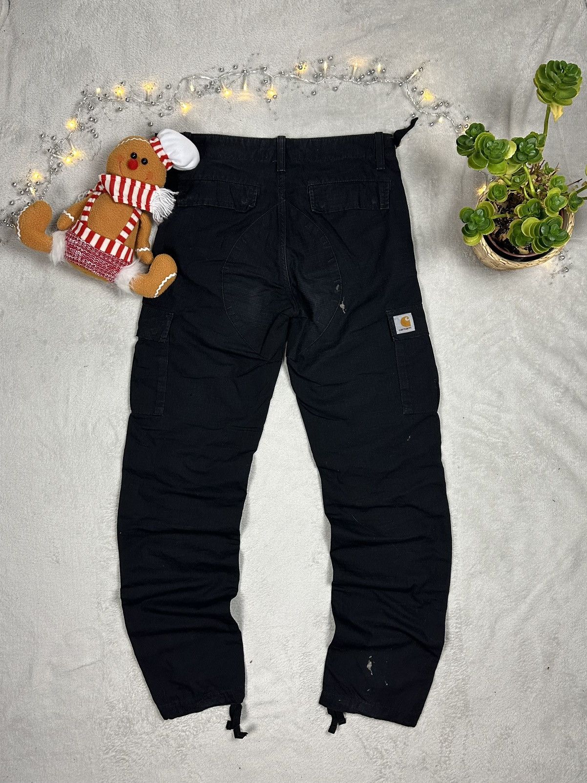 Carhartt Retro Carhartt Vintage Oversize Box Logo Cargo Pants Size US 27 - 1 Thumbnail