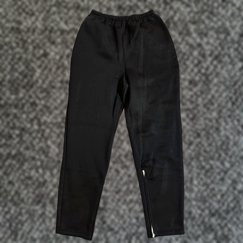 Champion VINTAGE Champion Sweatpants Pants 60s Black Nylon 30-32 Men Fried Deadstock Ankle Zip Elastic Waist Sz 14 Regular Fits 30-32 Size US 30 / EU 46 - 1 Thumbnail