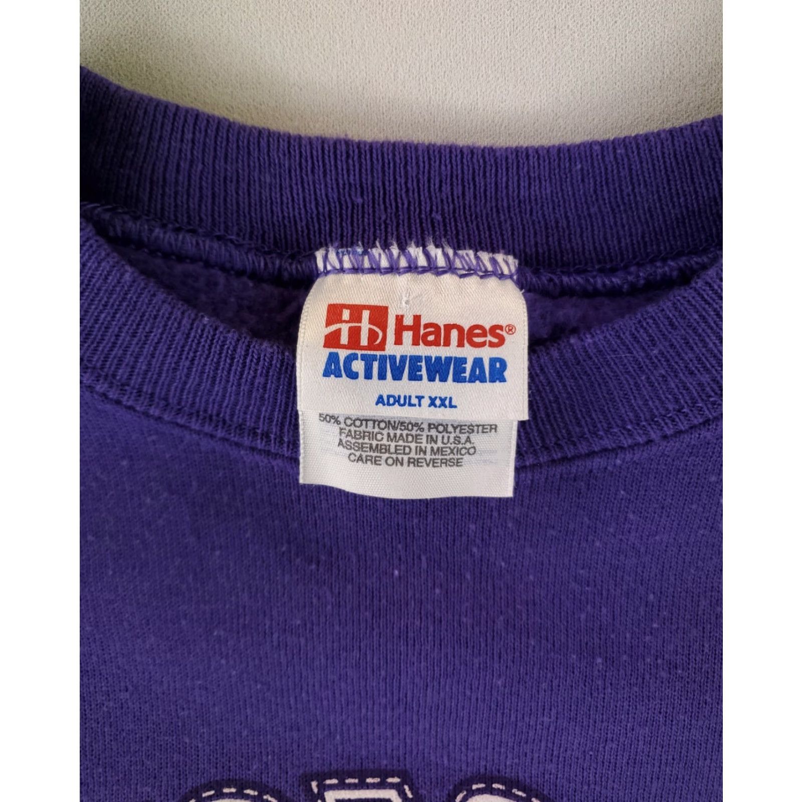 Hanes VINTAGE Kansas State University Wildcats Sweatshirt Purple Mens XXL Crew Pullover 90s VTG Hanes Size 2XL Size US XXL / EU 58 / 5 - 3 Thumbnail