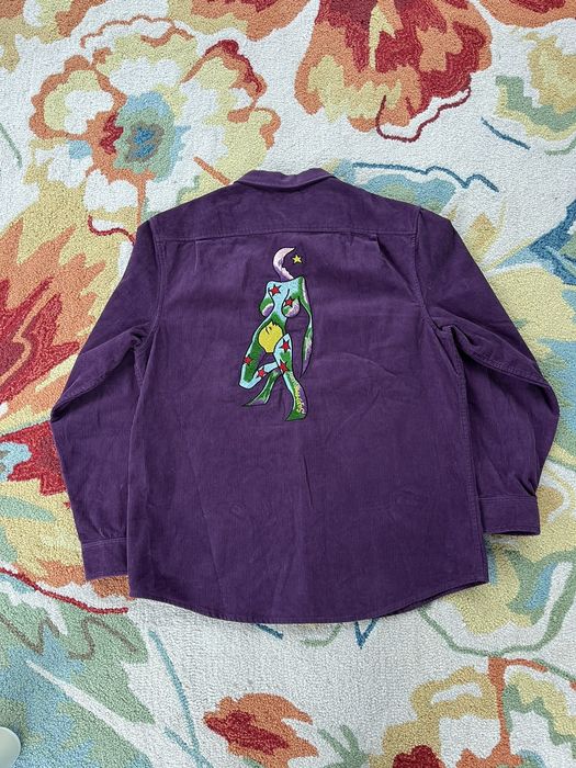 Supreme Supreme Gonz Corduroy Work Shirt FW21 Purple | Grailed