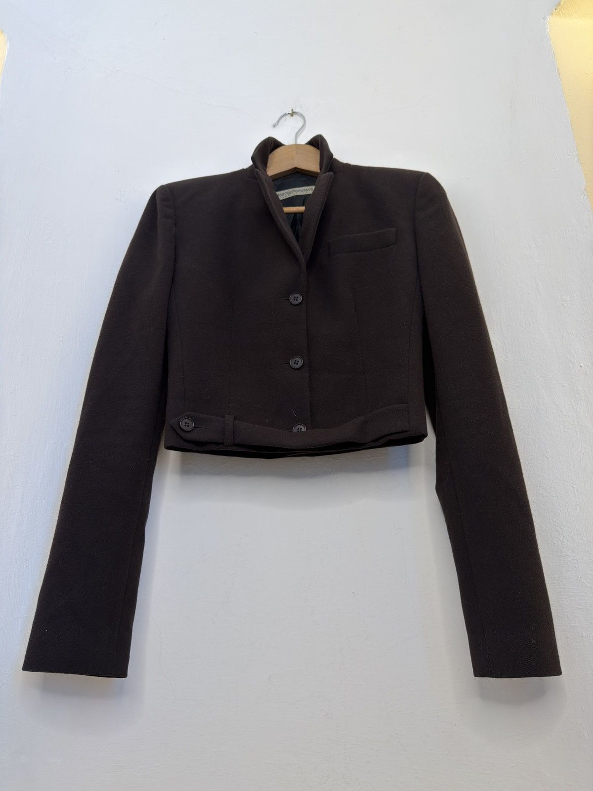 Emporio Armani SS99 Vintage Emporio Armani Wool Blazer Woman‘s Size S Size S / US 4 / IT 40 - 7 Thumbnail