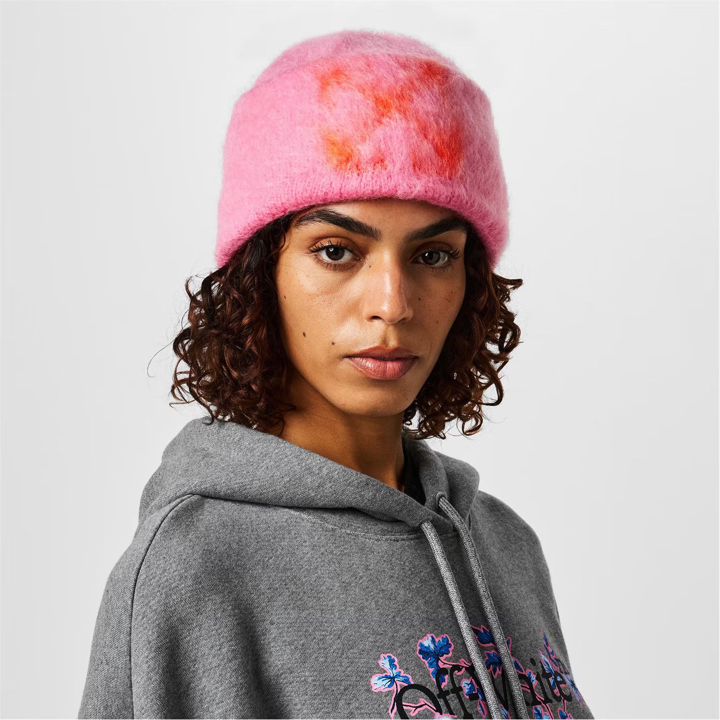 Off-White o1g2r1mq0125 Size: OS / Beanie Hat / Cap in Pink Size ONE SIZE - 2 Thumbnail