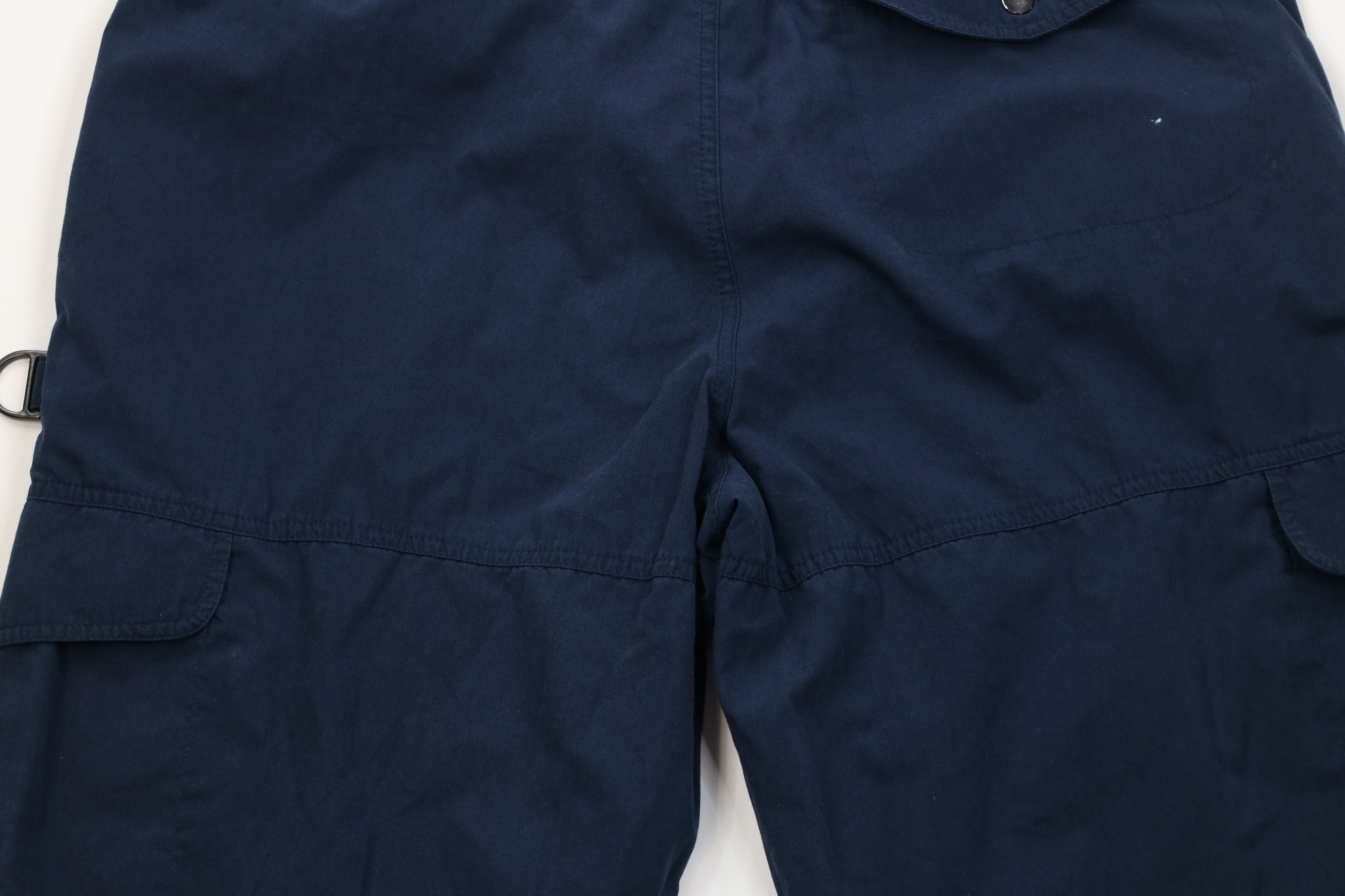 Aeropostale Vintage 90s Y2K Aeropostale Wide Leg Cargo Pants Navy Blue Size US 36 / EU 52 - 14 Thumbnail