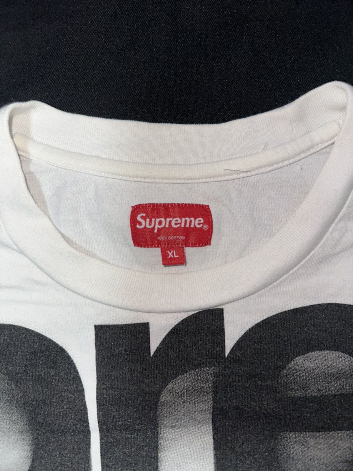 Supreme Supreme Bleed Logo Tee 00’s baggy black/white Size US XL / EU 56 / 4 - 3 Thumbnail