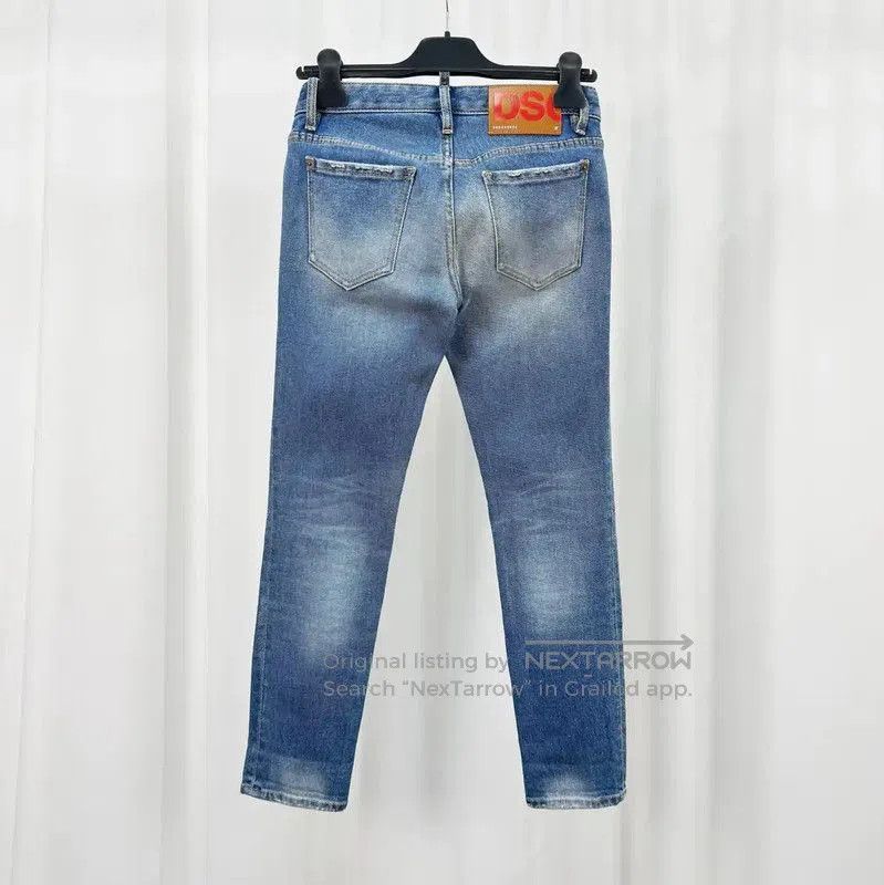 Dsquared2 DSQUARED2 Light Blue Denim Logo Jeans for Women . Size 23" - 2 Thumbnail