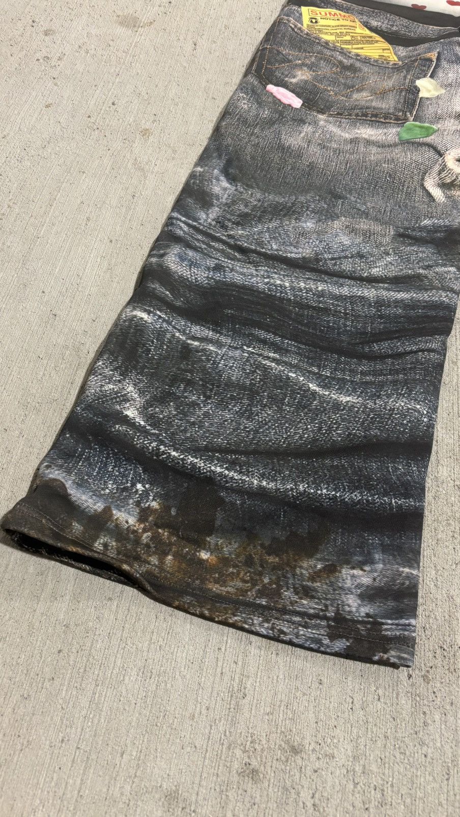 Designer Rotborough “Bad Day Sweatpants” Trompe L'Oeil Size US 32 / EU 48 - 13 Thumbnail
