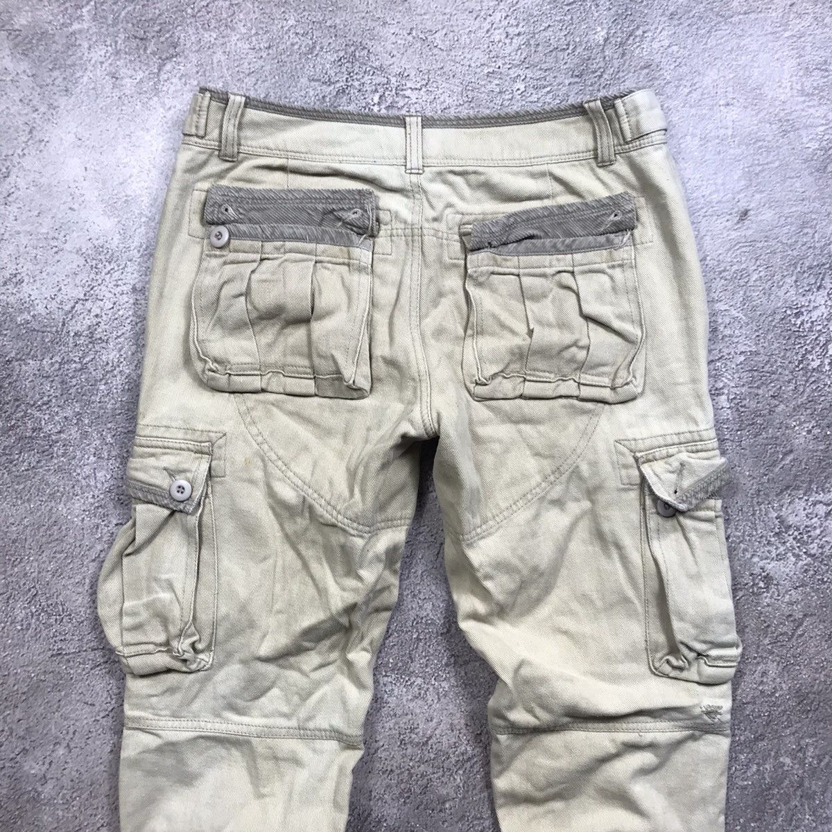 Vintage Vintage 90s Japanese Baggy Cargo Pants Parachute Grunge 28 Size US 28 / EU 44 - 7 Thumbnail