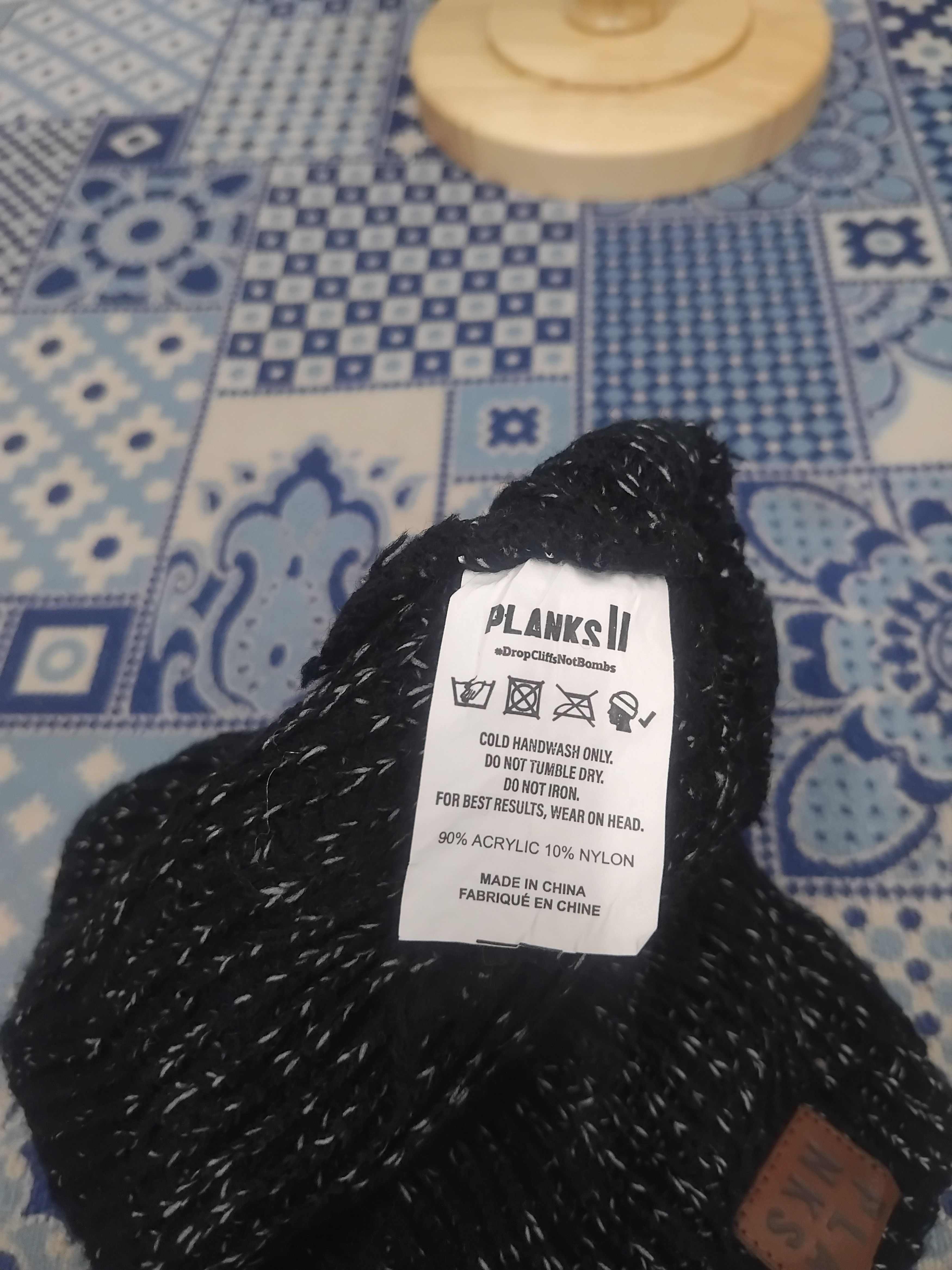 Japanese Brand 💥Planks black colour beanie hat Size ONE SIZE - 2 Thumbnail