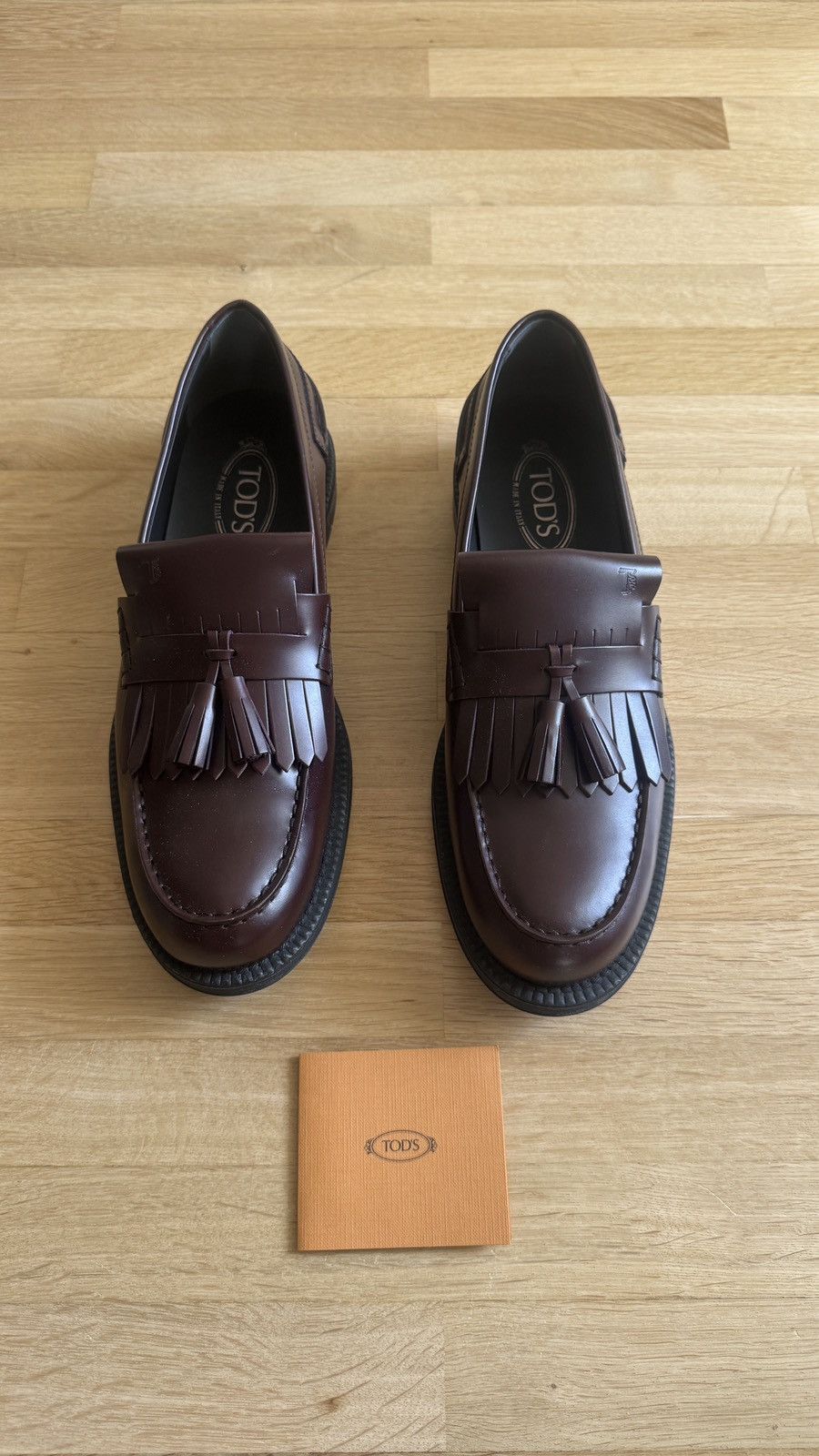 Tod's Tod‘s Frangia Gomma Tassel Loafers Size US 11.5 / EU 44-45 - 1 Thumbnail