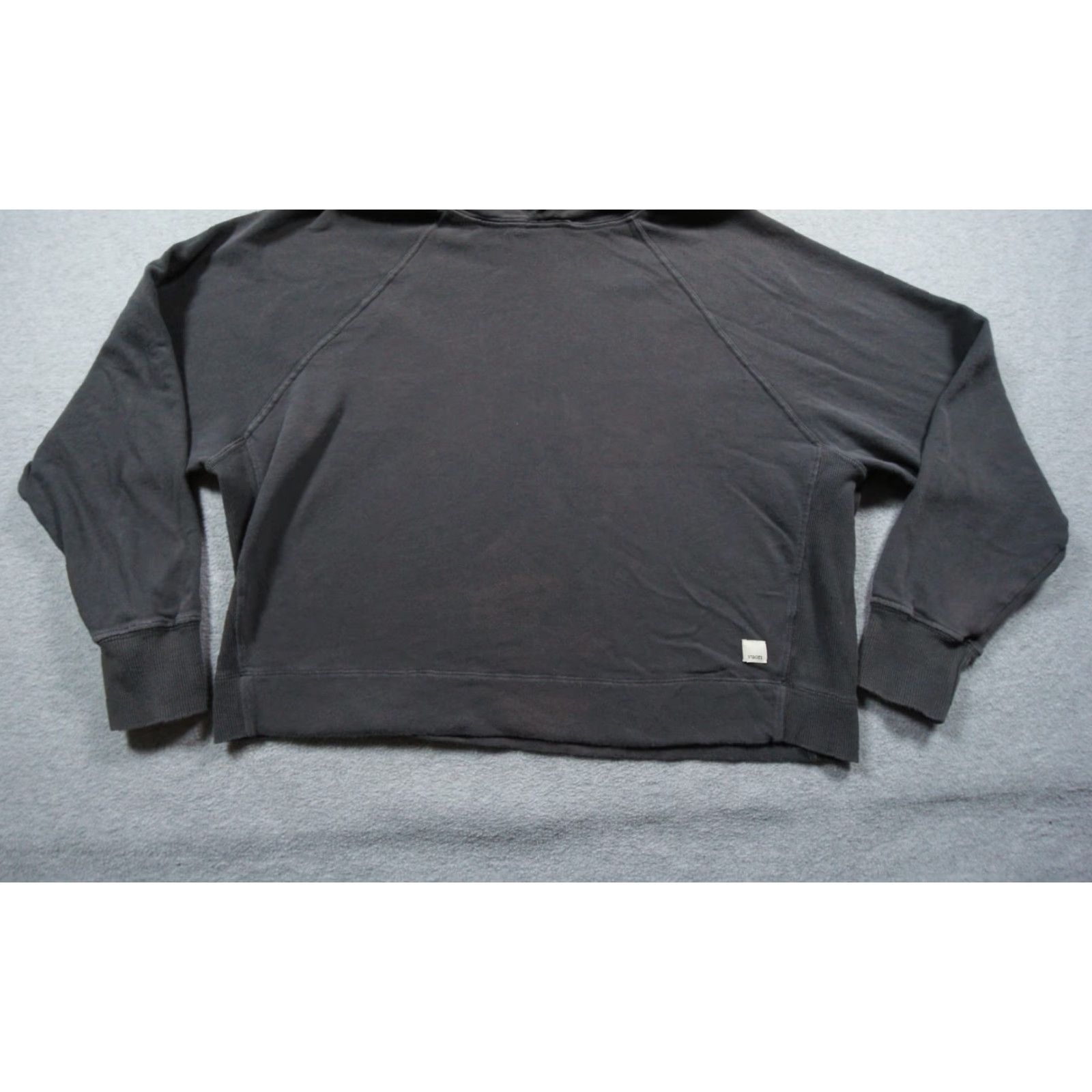 Vuori Vuori Sweatshirt Womens XSmall Gray Hoodie Sunnyside Pullover Ladies FLAWS*** Size XS / US 0-2 / IT 36-38 - 3 Thumbnail