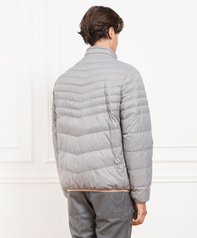 Brunello Cucinelli Jacket in Grey Size US XXL / EU 58 / 5 - 2 Thumbnail