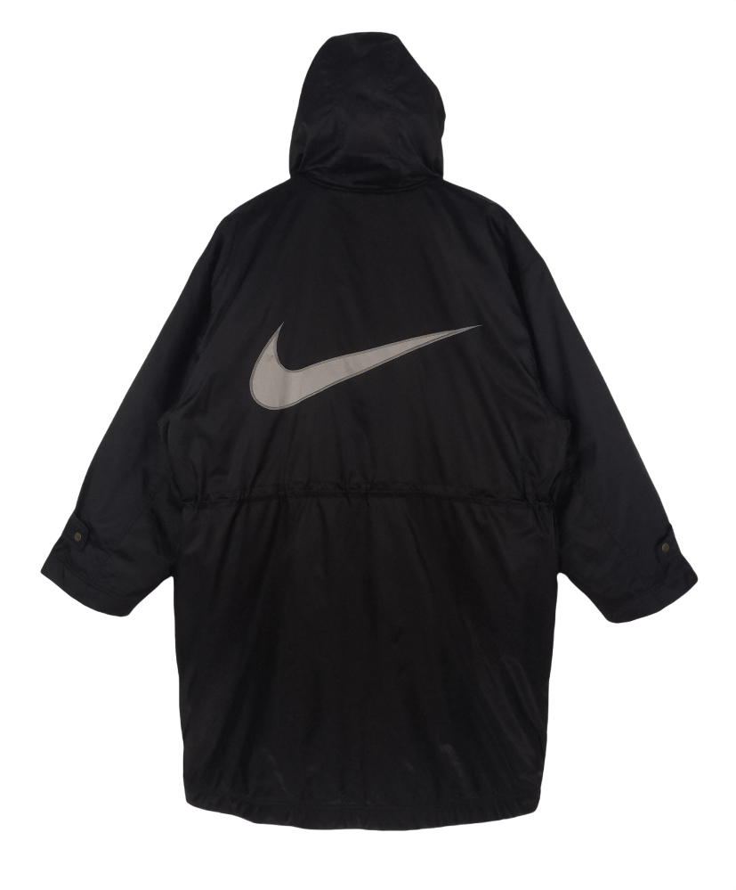Nike Vintage 90s Nike Puffer Jacket Big Logo Nike Hoodie Winter Size US L / EU 52-54 / 3 - 1 Thumbnail