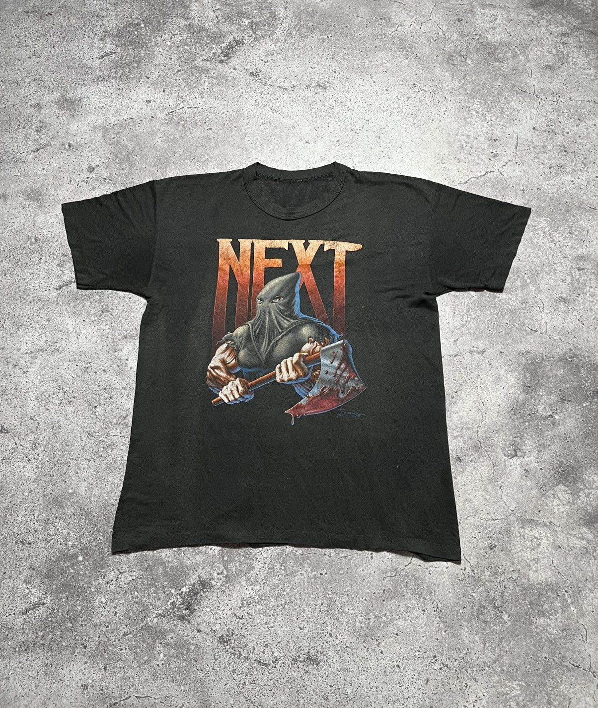 Band Tees Vintage 1990 NEXT Executioner JRS EnterprisesT-shirt Size US XL / EU 56 / 4 - 1 Thumbnail