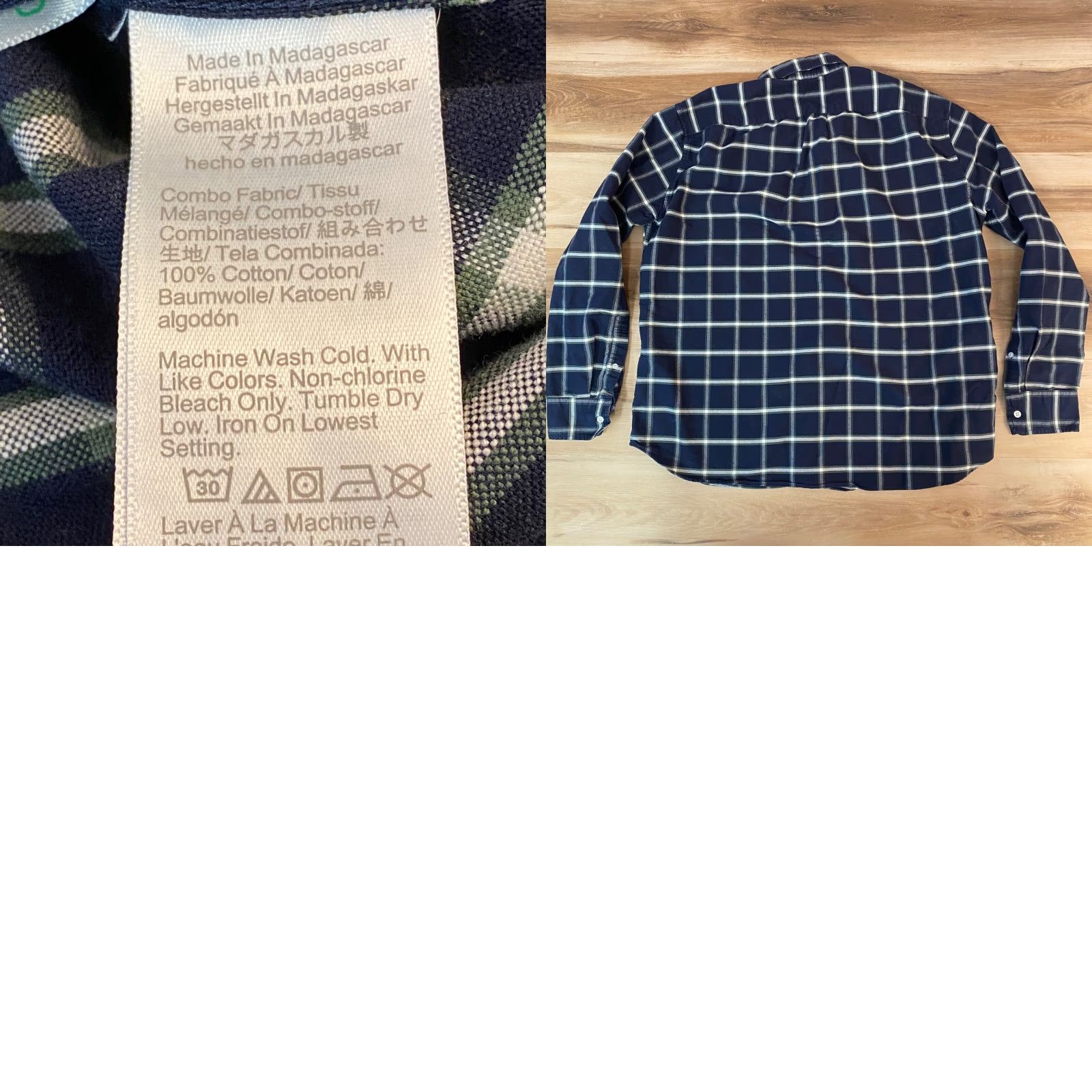 J.Crew J. Crew Oxford Shirt Mens XXL Slim Navy Plaid Button-Down OCBD Size US XXL / EU 58 / 5 - 8 Thumbnail