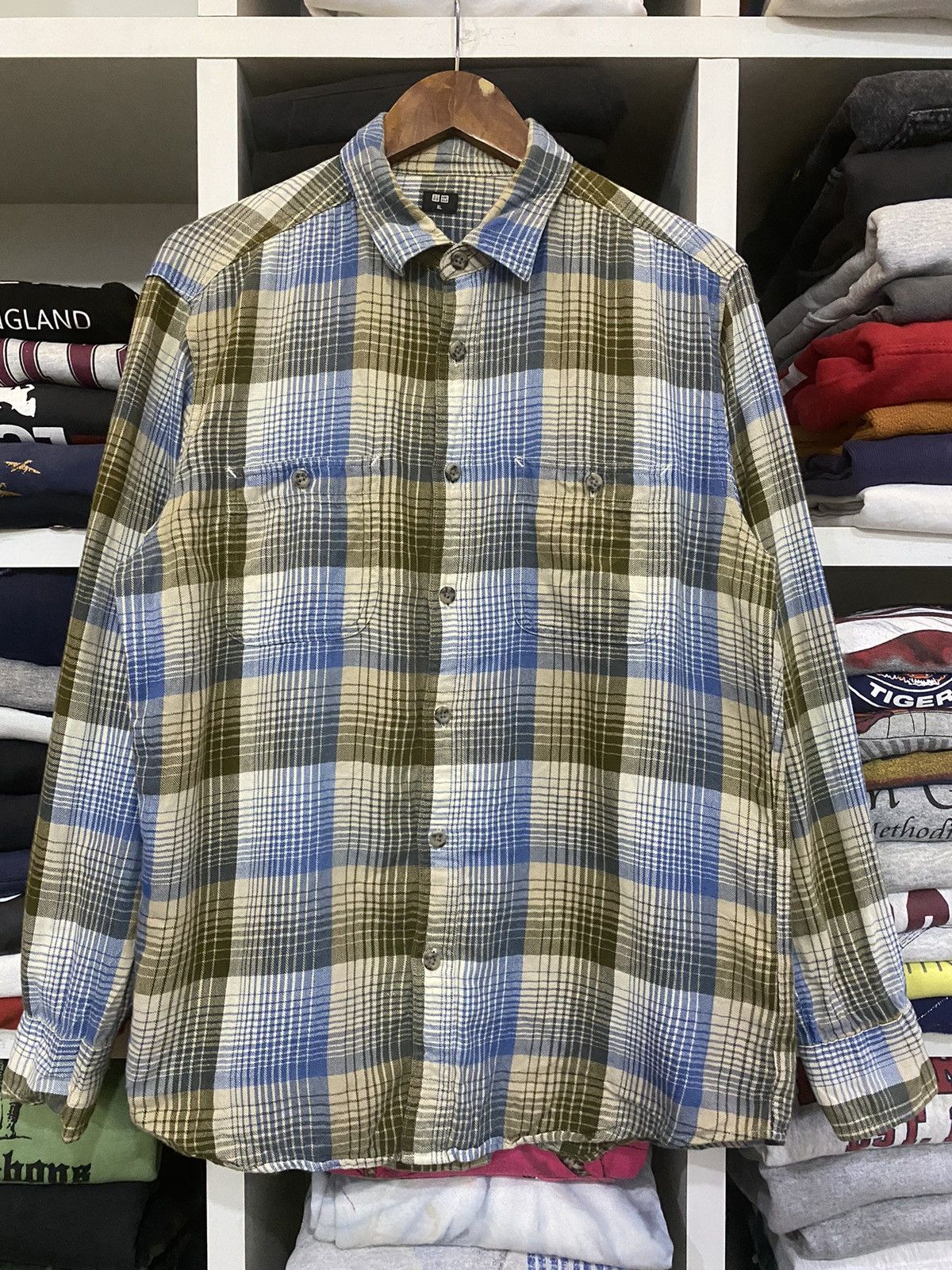Flannel × Uniqlo Uniqlo Flannel Shirt Size US XL / EU 56 / 4 - 2 Thumbnail