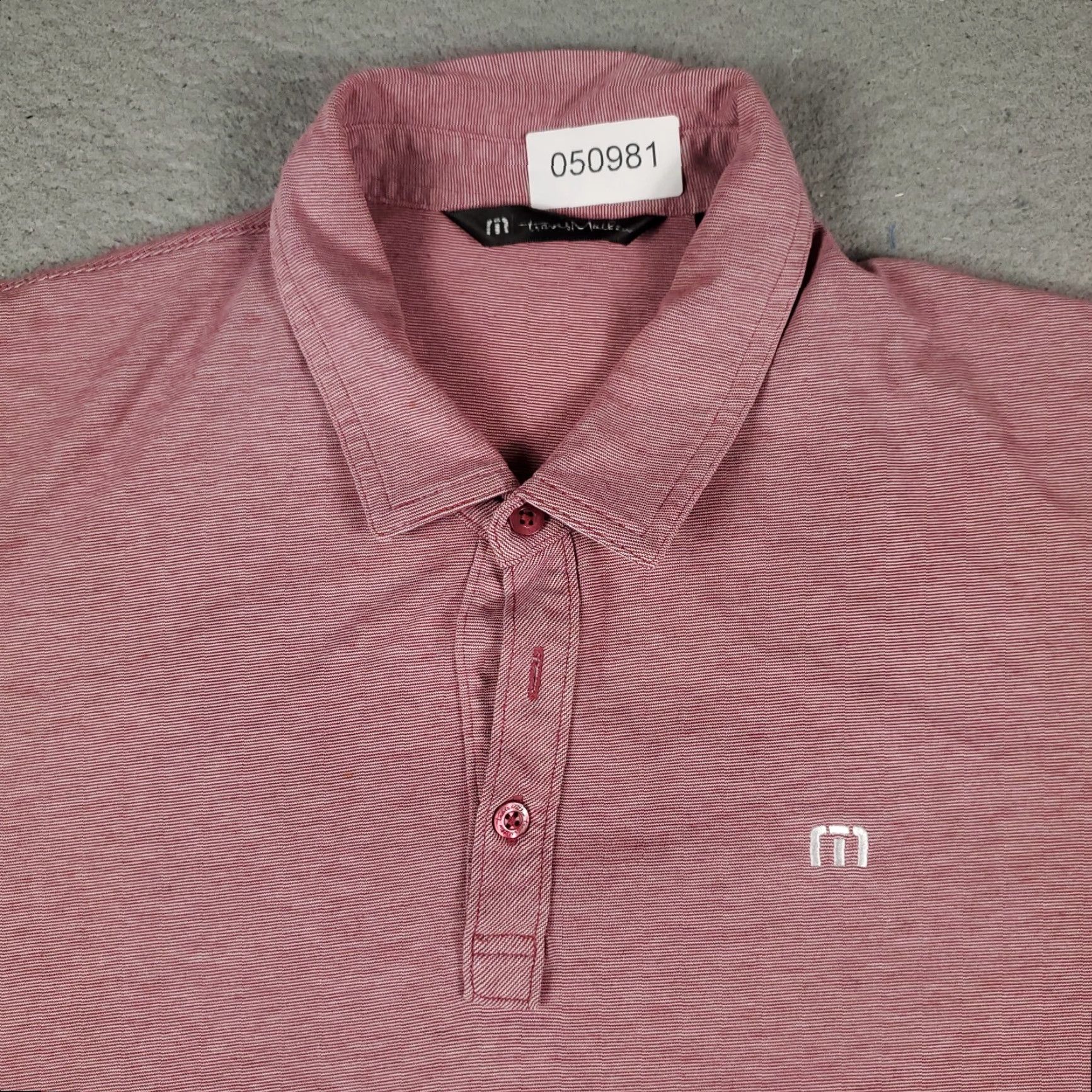 TravisMathew Travis Mathew Polo Shirt Mens XL Red Casual Short Sleeve Activewear Size US XL / EU 56 / 4 - 2 Thumbnail