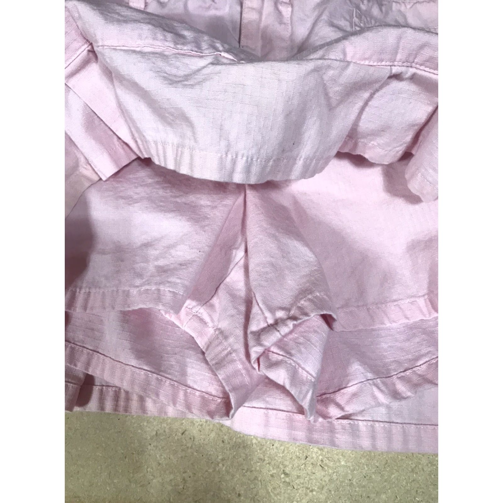 Vintage Cato Skort Women Size 10 Pink Cotton Ruffled Size 32" / US 10 / IT 46 - 3 Thumbnail