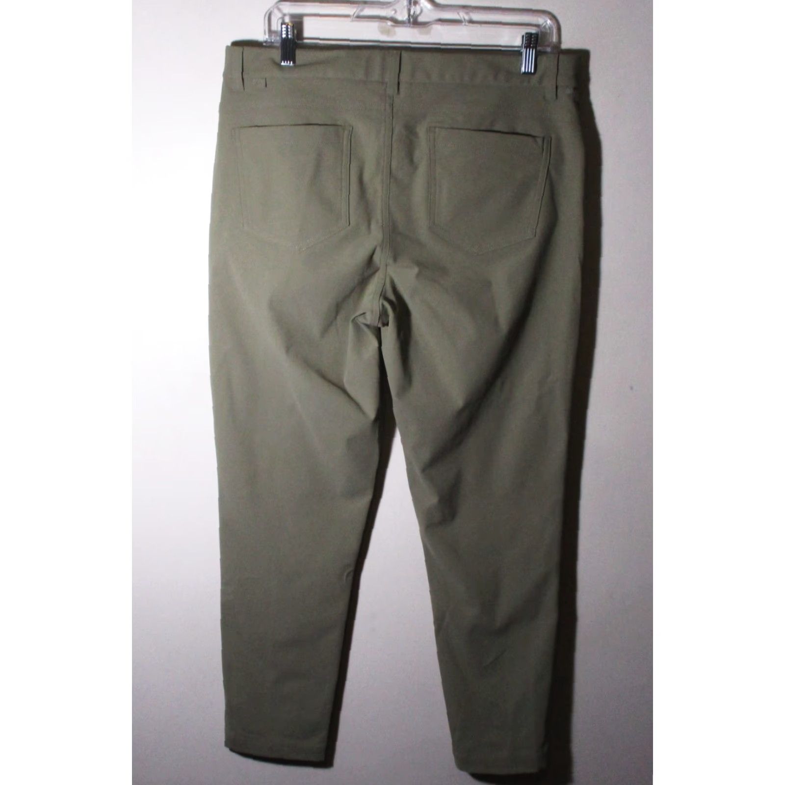 Vintage VA VRST Mens Golf Pants 34W 29L Tan Stretch Fabric 5-Pocket Chino Straight Front Flat Athletic Regular Size 34 - Vintage No? Size US 34 / EU 50 - 3 Thumbnail