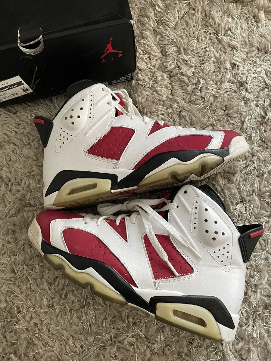Jordan Brand Jordan 6 Carmine 2014 Size US 8.5 / EU 41-42 - 2 Thumbnail