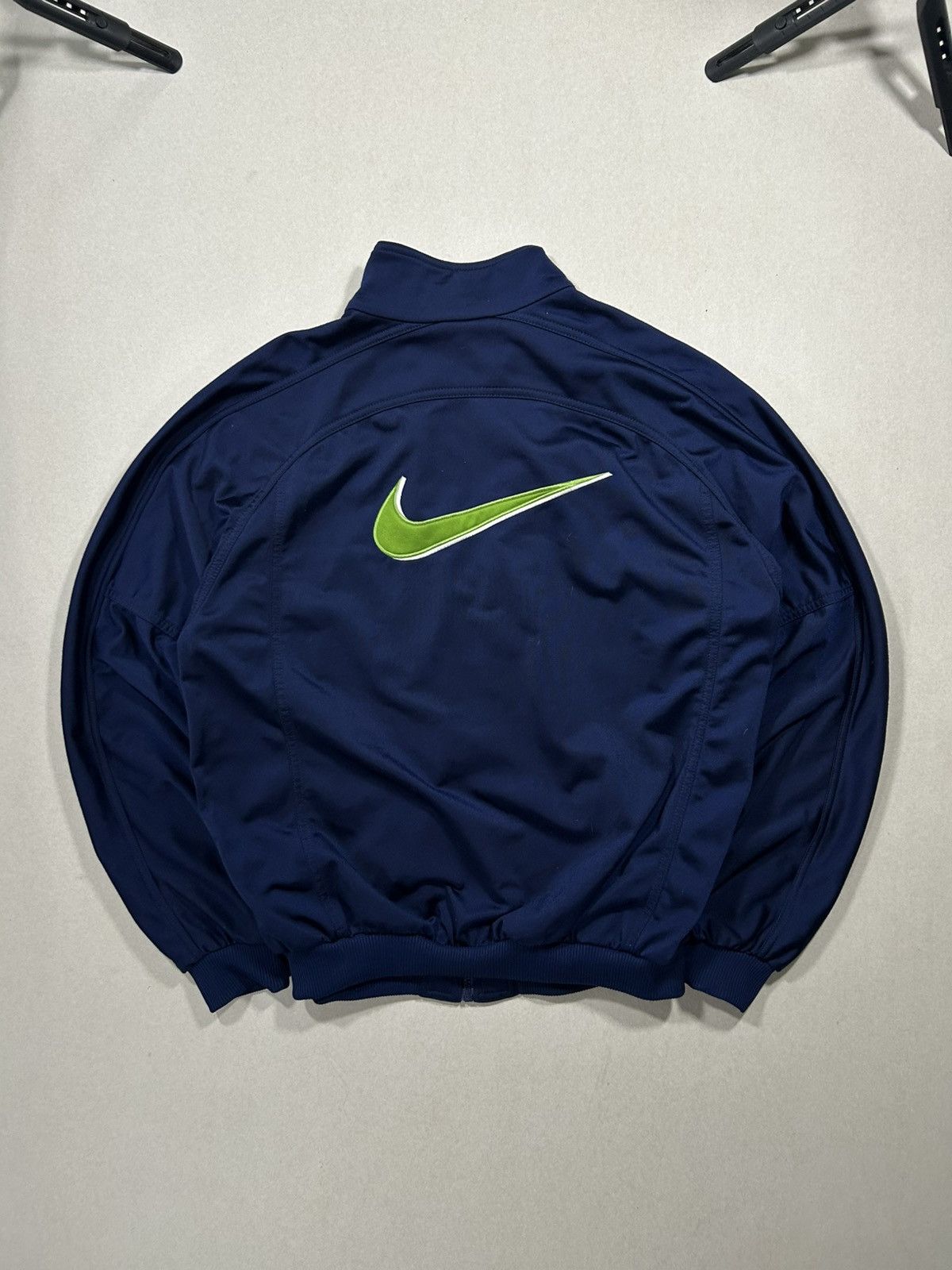 Nike × Vintage ZIP NIKE BIG LOGO VINTAGE RARE Size US M / EU 48-50 / 2 - 1 Thumbnail