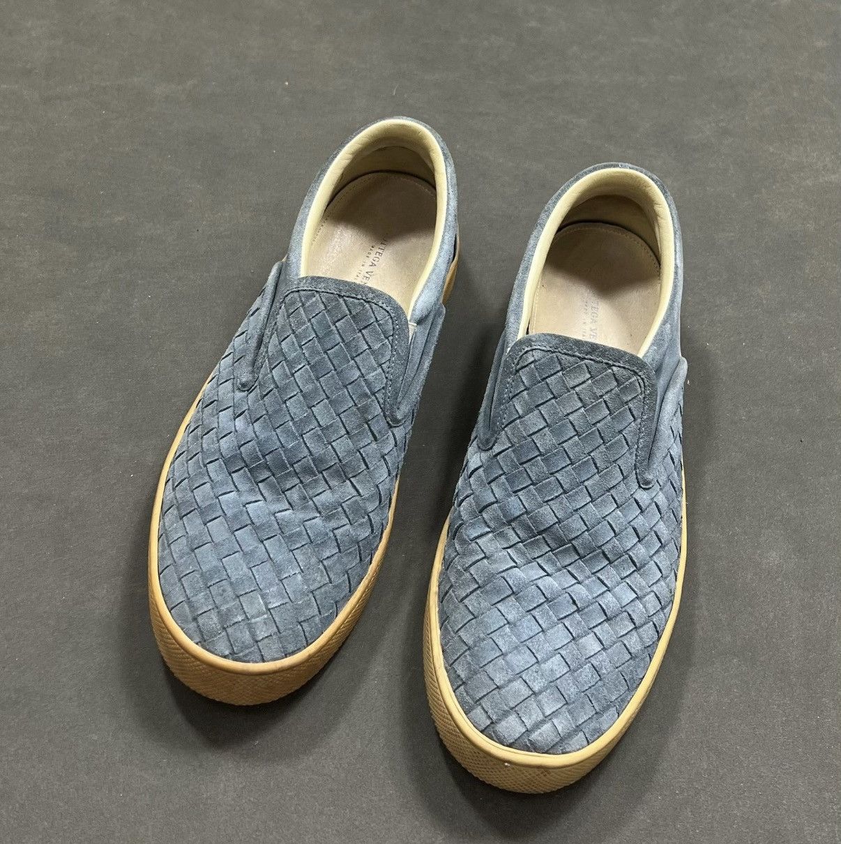 Bottega Veneta Bottega Veneta BV Classic Intreccio Slip-On Sneakers J16 Size US 8 / EU 41 - 1 Thumbnail