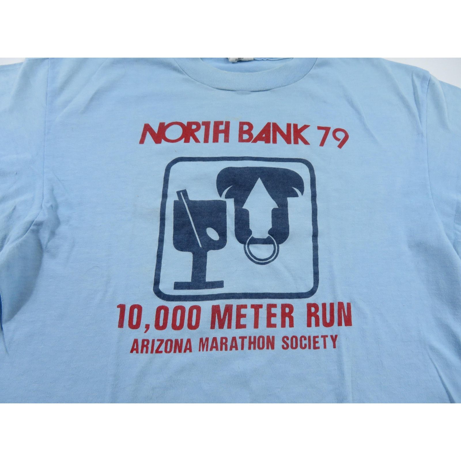 Hanes North Bank Coors Beer Marathon 1979 T-Shirt Double Sided M Size US M / EU 48-50 / 2 - 2 Thumbnail