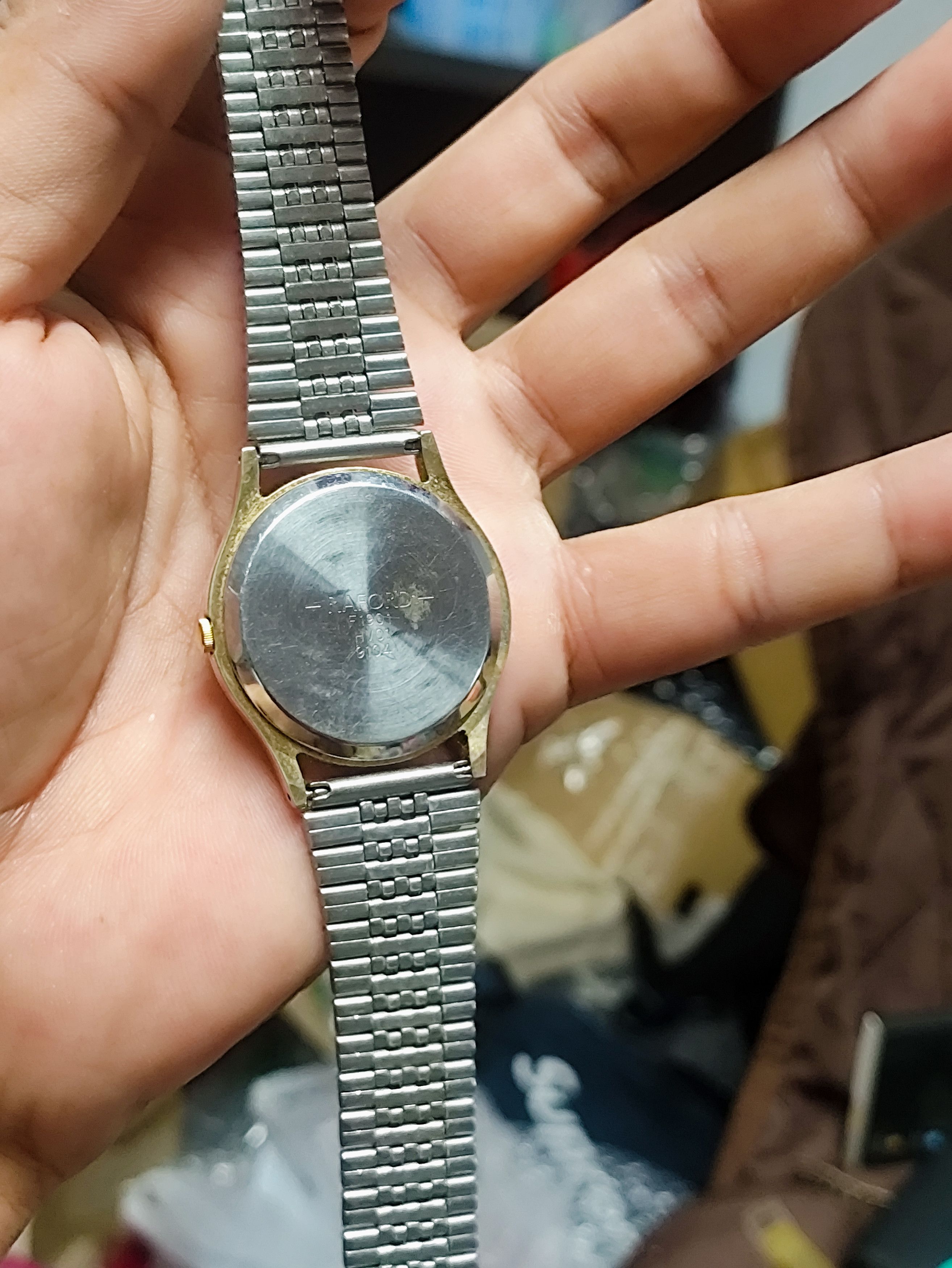 Vintage Vintage 💥 RAFORD QUARTZ JAPAN WATCH (ALL STAINLESS STEEL) Size ONE SIZE - 11 Thumbnail