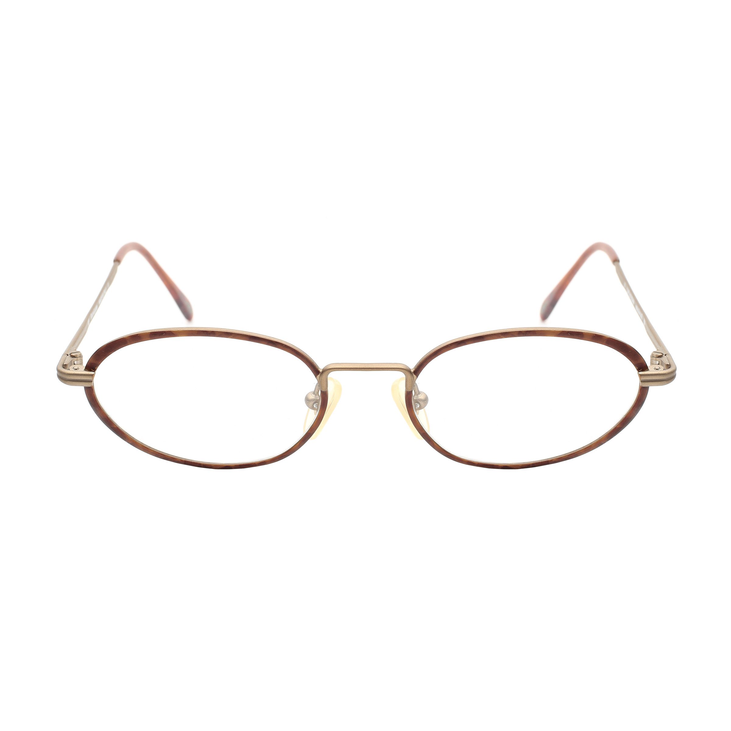 Polo Ralph Lauren Ralph Lauren '90s Gold Dark Havana Oval Glasses Size ONE SIZE - 1 Thumbnail
