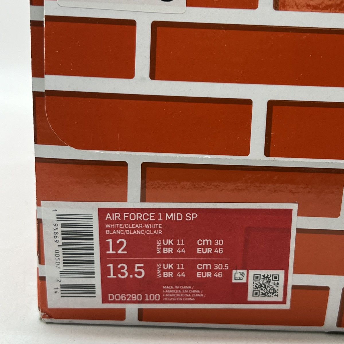 Nike Off white x Air Force 1 mid white Size US 12 / EU 45 - 6 Thumbnail