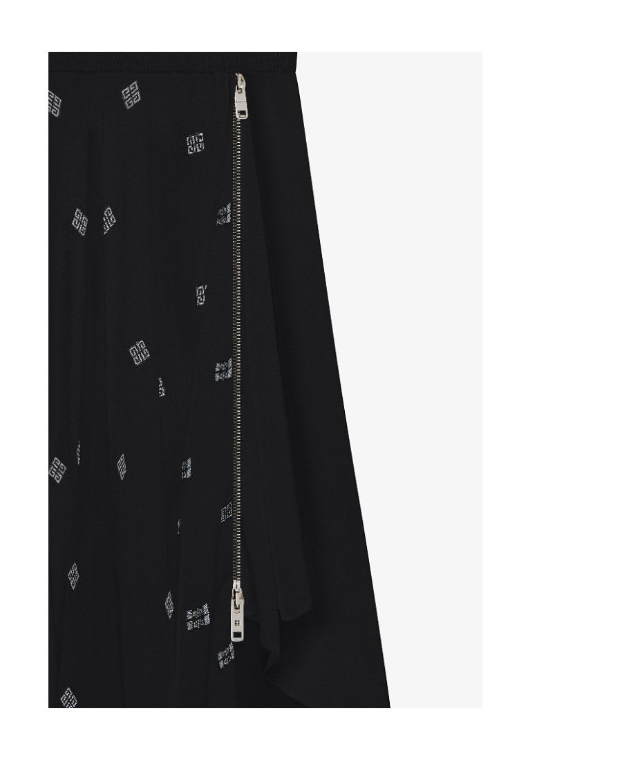 Givenchy o1w1db10325 Sleeveless Dress W Flare Skirt in Black Size XL / US 12-14 / IT 48-50 - 5 Thumbnail