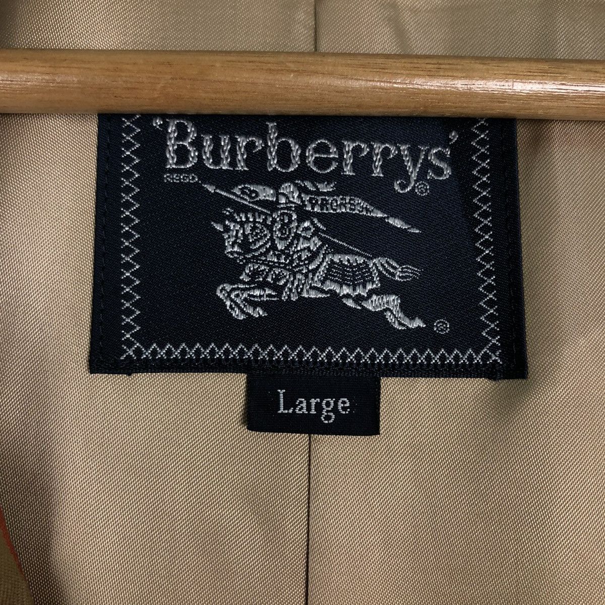 Burberry 🔥VINTAGE BURBERRYS LONG JACKET NOVA CHECK LINING Size US L / EU 52-54 / 3 - 19 Thumbnail