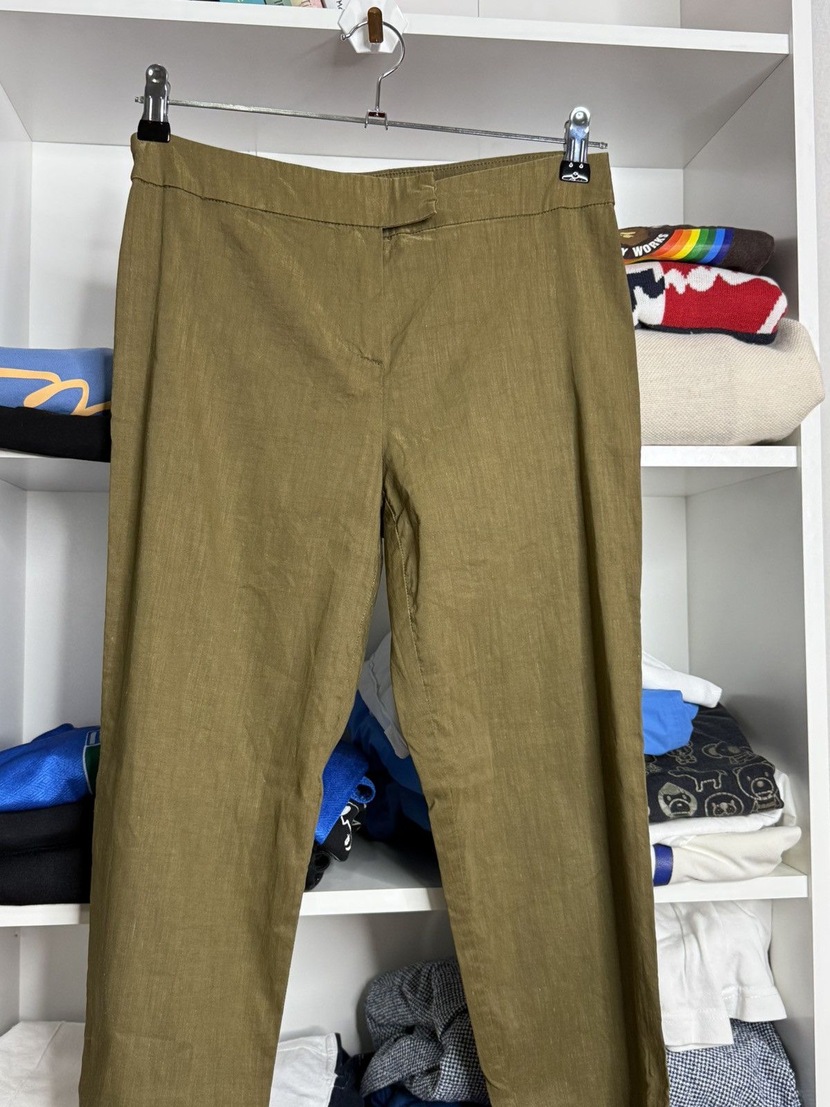 Sarah Pacini Sarah Pacini linen pants size 0 Size 25" / US 0 / IT 36 - 3 Thumbnail