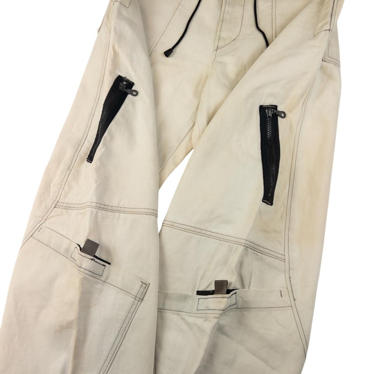 Marithe + Francois Girbaud Vintage Marithe Francois Girbaud Contrast Denim Jeans Size L Size US 32 / EU 48 - 6 Thumbnail