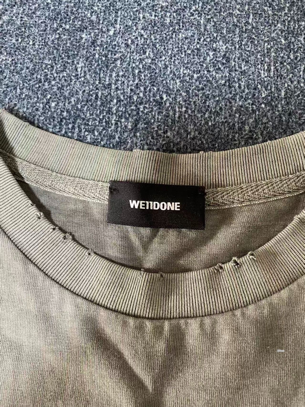WE11DONE we11done Letter Crew Neck T-Shirt Size US M / EU 48-50 / 2 - 3 Thumbnail