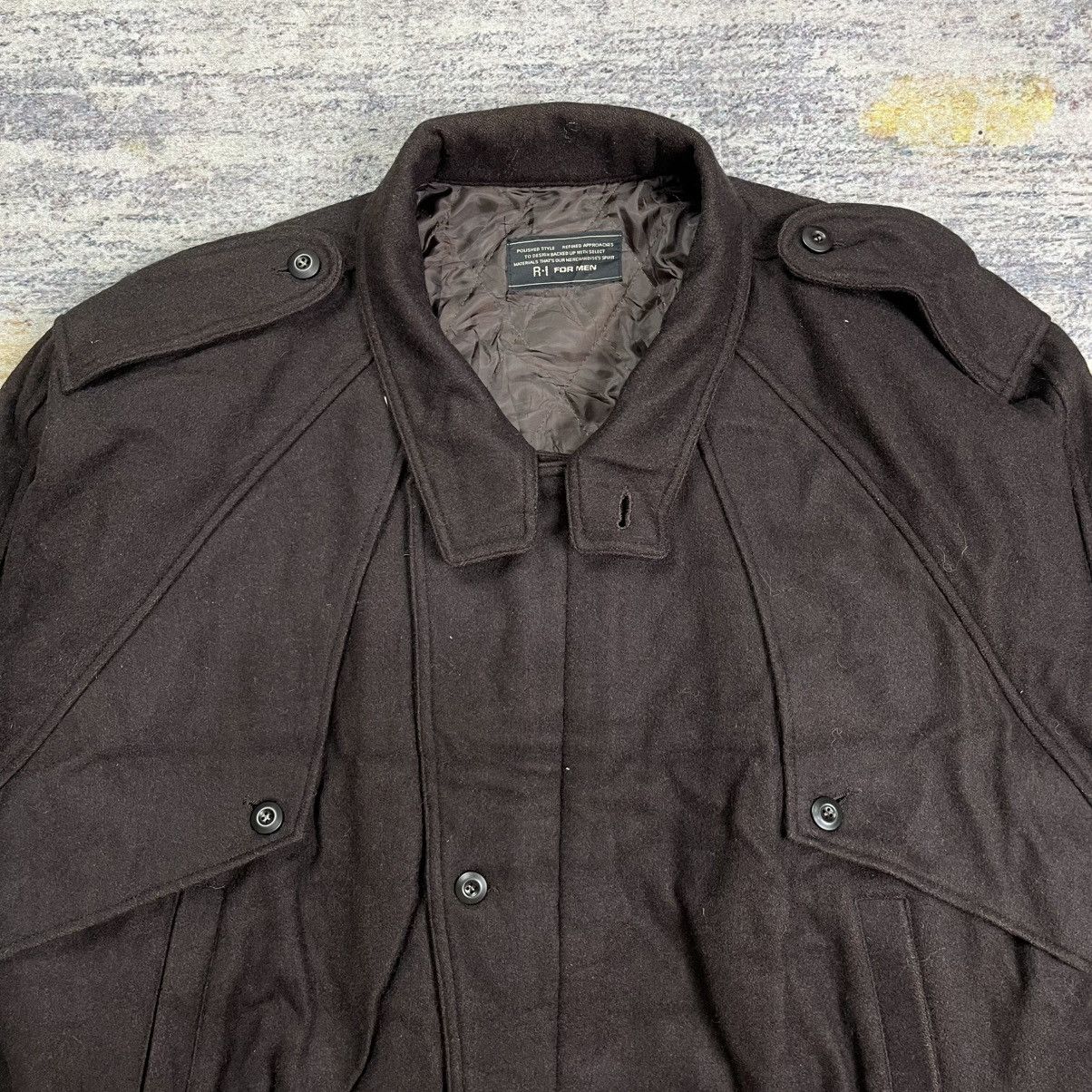 Issey Miyake Vintage 80s / 90s R-I for men wool bomber jacket Size US L / EU 52-54 / 3 - 6 Thumbnail