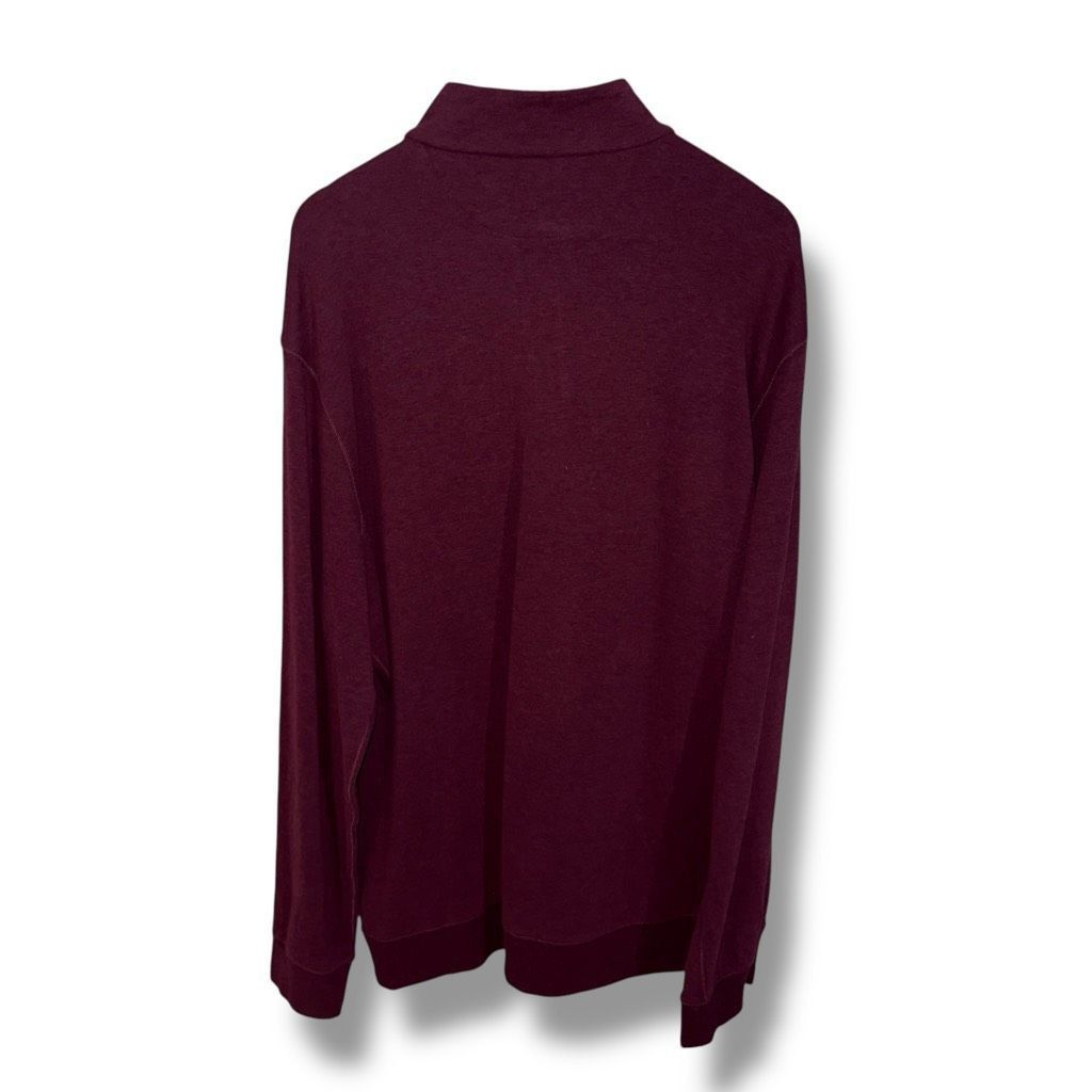 Polo Ralph Lauren Burgundy Red Polo Ralph Lauren 1/4 Zip Sweater Size XXL Size US XXL / EU 58 / 5 - 8 Thumbnail